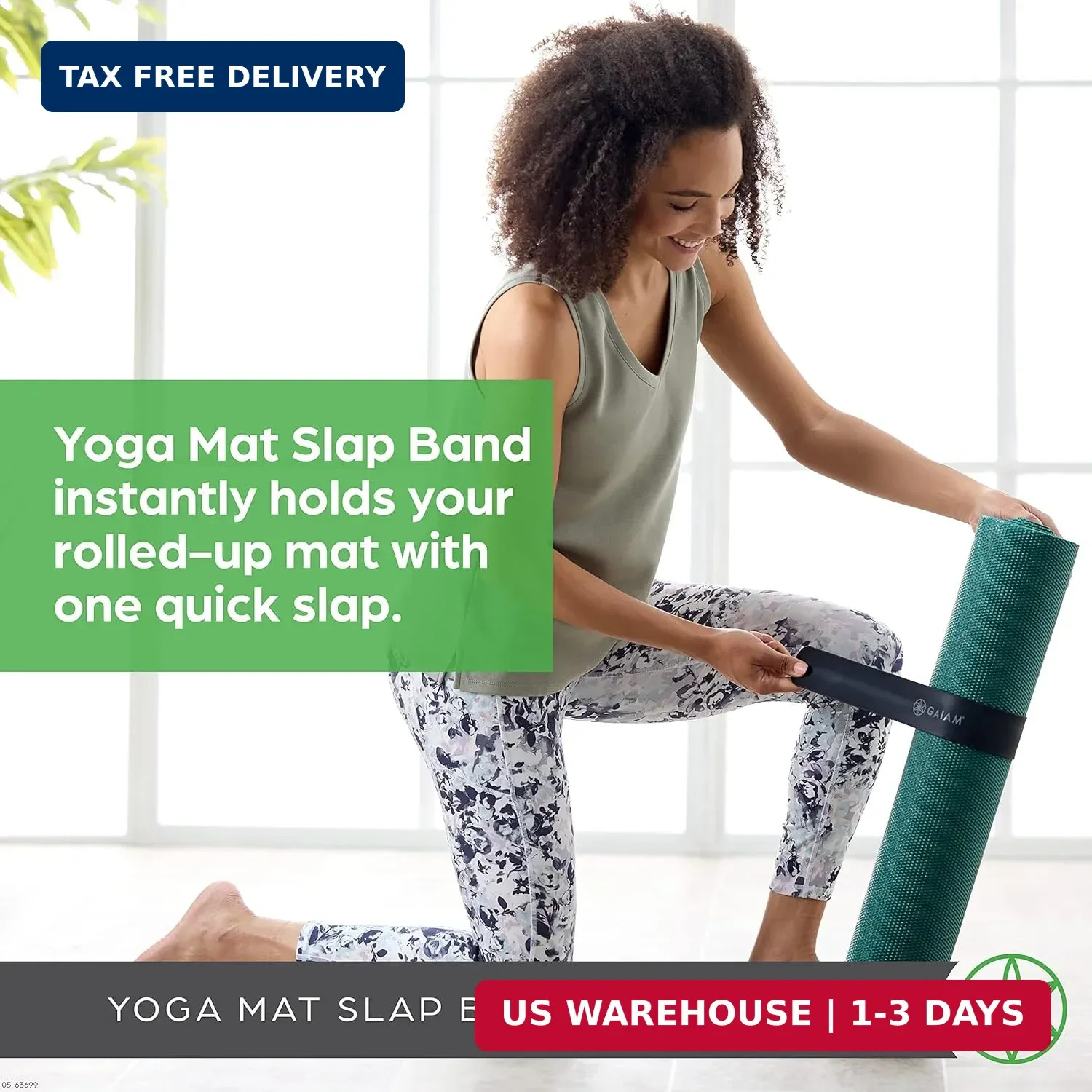 Gaiam Yoga Mat Strap Slap