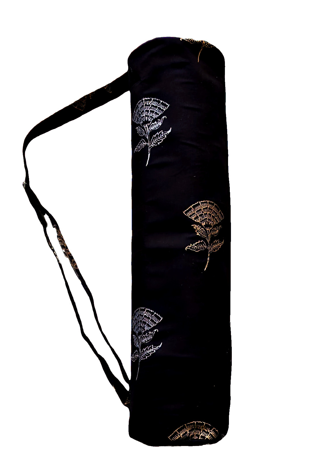Yoga Mat Bag for Women & Men,Travel Yoga Gym Bag for 1/4&Prime; 1/3&Prime; Thick (Black)