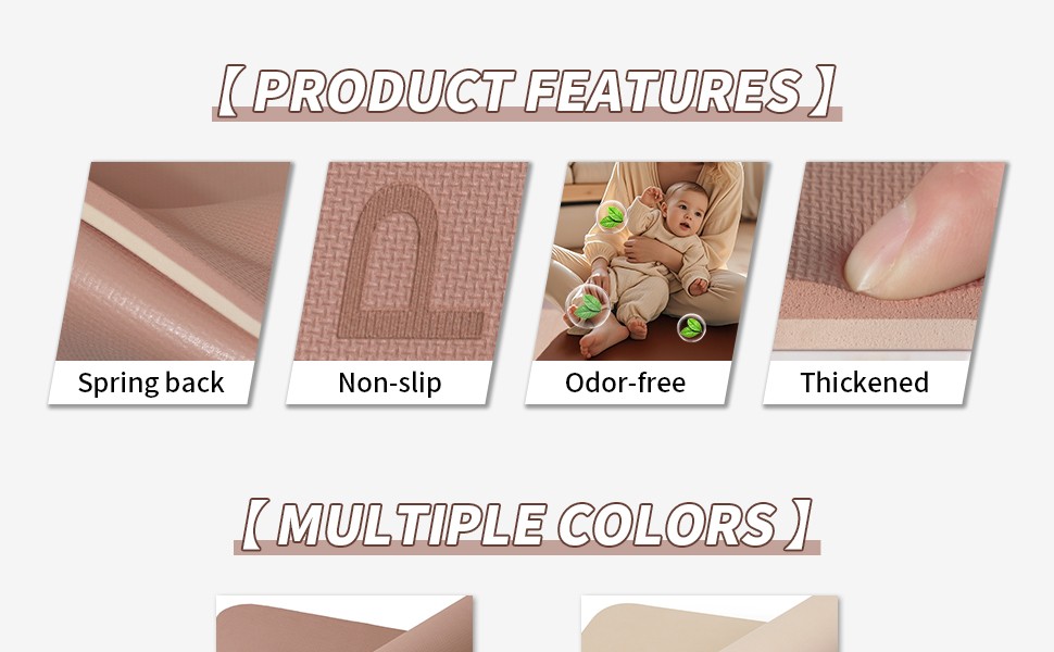 Yoga Mat Non Slip Anti-tear,extra thick-2/5 inch（10MM）High Resiliency