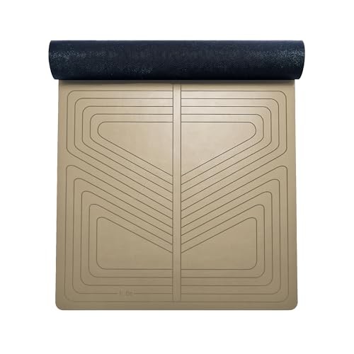 Pro+ Warrior – Premium Non-Slip Yoga Mat – Eco-Conscious Design – PU Mat TAUPE