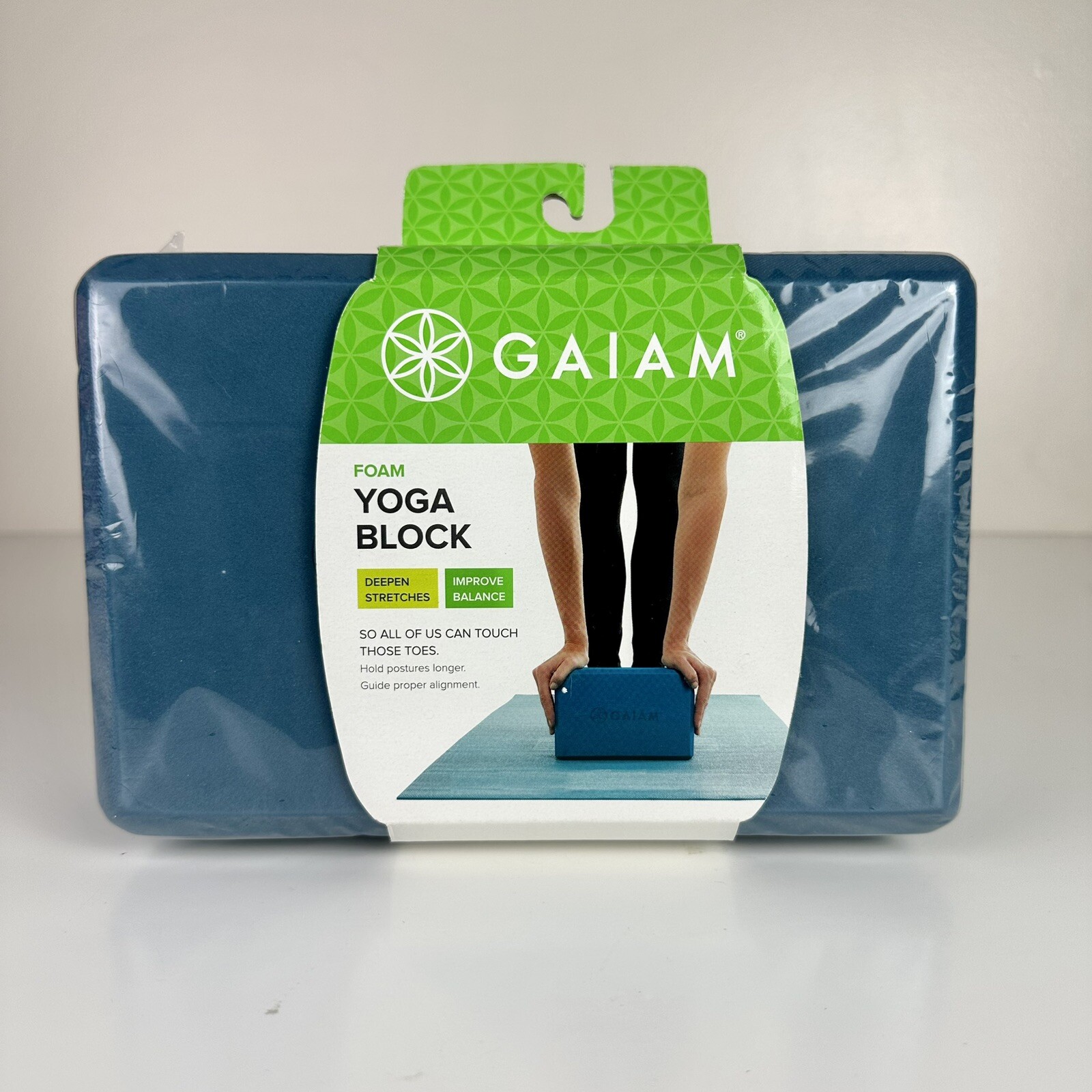 Gaiam Foam Yoga Block – Supportive Foam Soft Non-Slip Surface for Yoga New