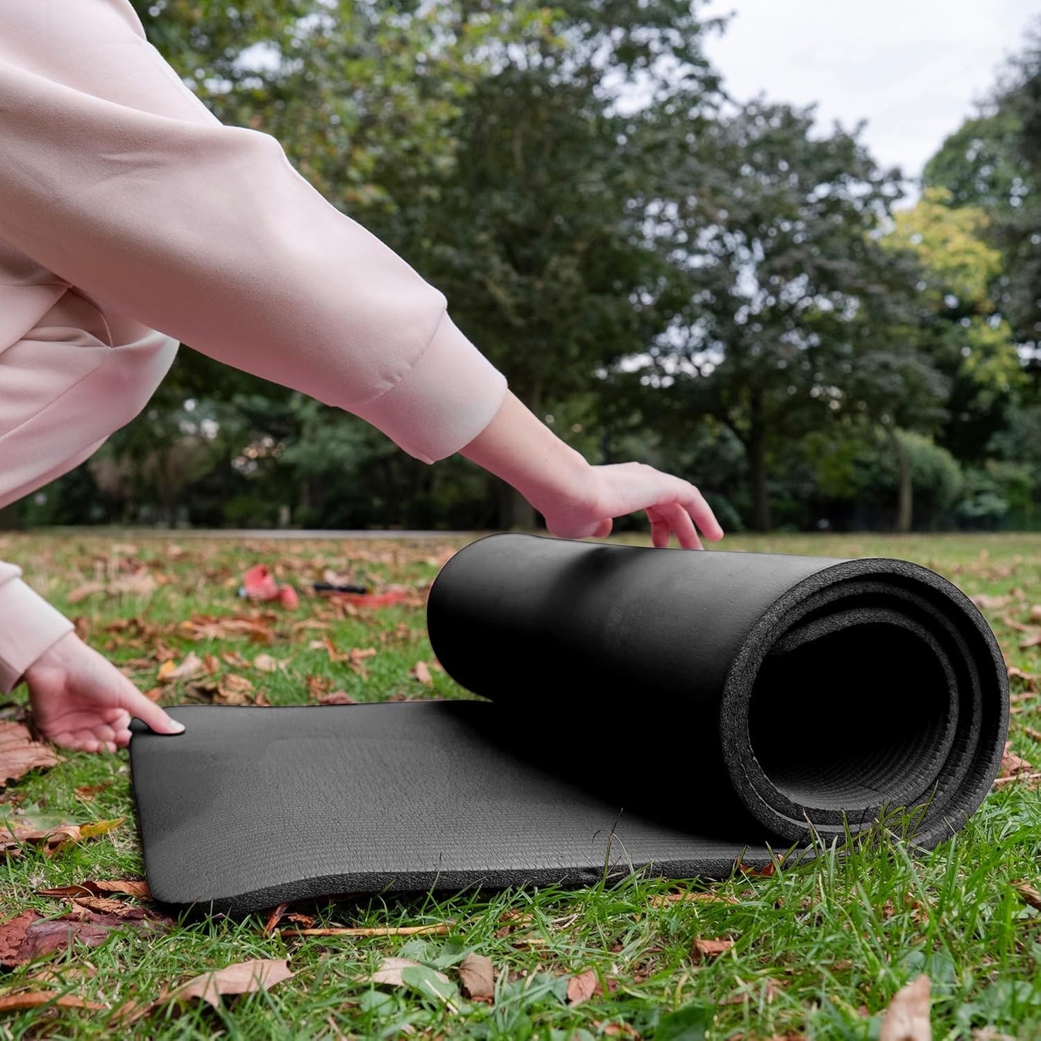 Durable Non-Slip Yoga Mat – 71&Prime;x24&Prime; Extra Thick Foam with Moisture Resistance
