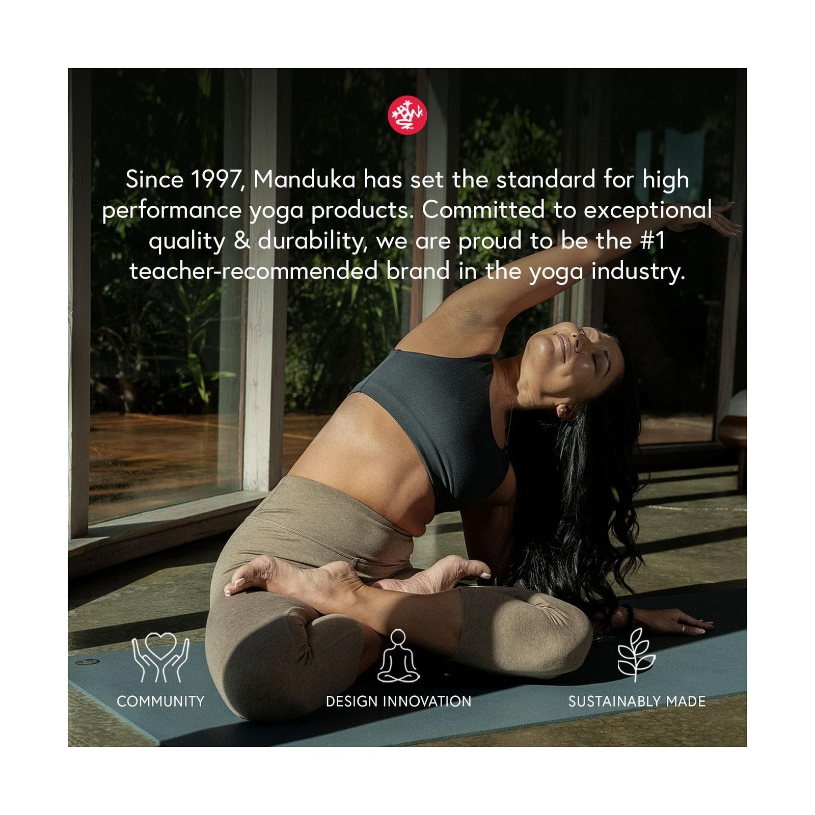 Manduka PRO Yoga Mat – 6mm | Lifetime Durability | Hygienic Construction | Pr…