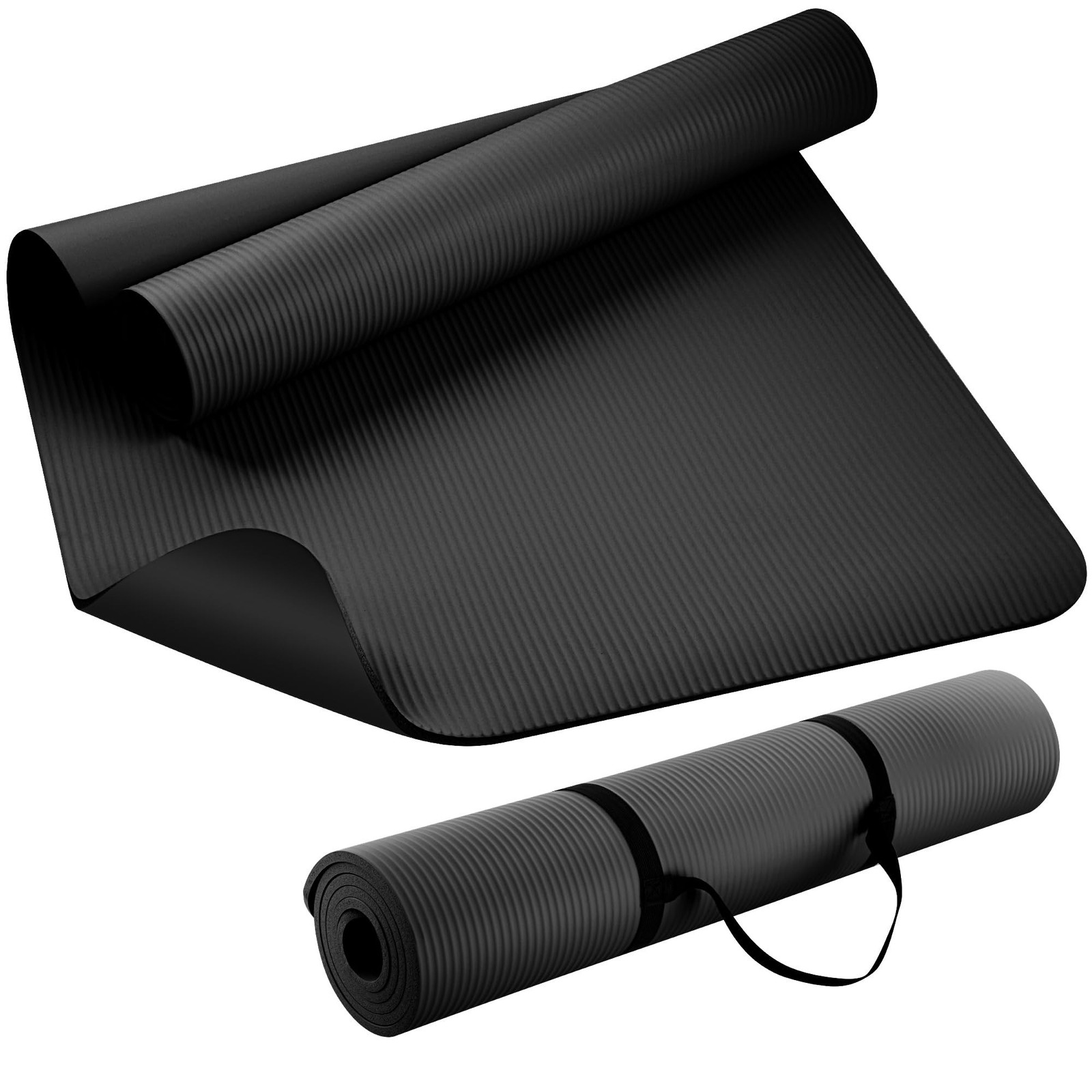 KEEP Extra Thick NBR Yoga Mat for Women & Men, 10mm Thick, 72”x24” L