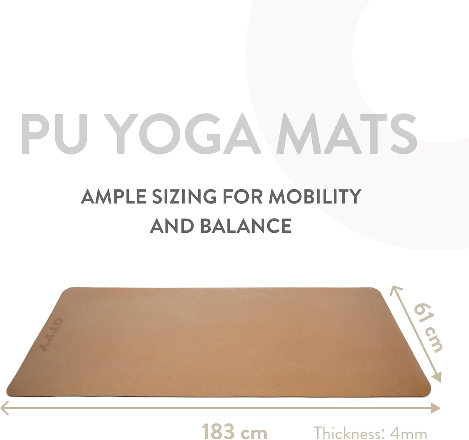 TPE Yoga Mat – 72 » X 24&Prime; -Anti-Slip