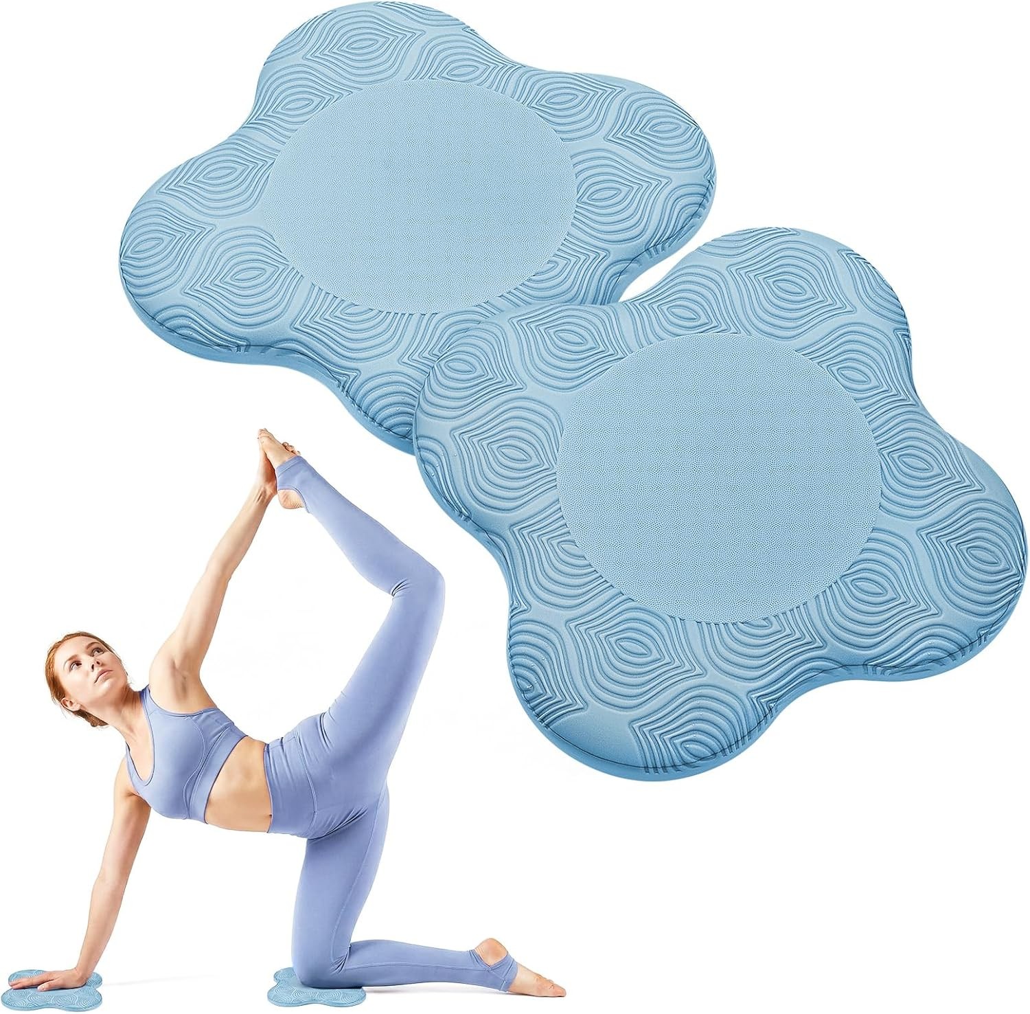 Yoga Knee Pads Set of 2 – Extra Soft Non-Slip Yoga Knee Pad Cushion for Knees