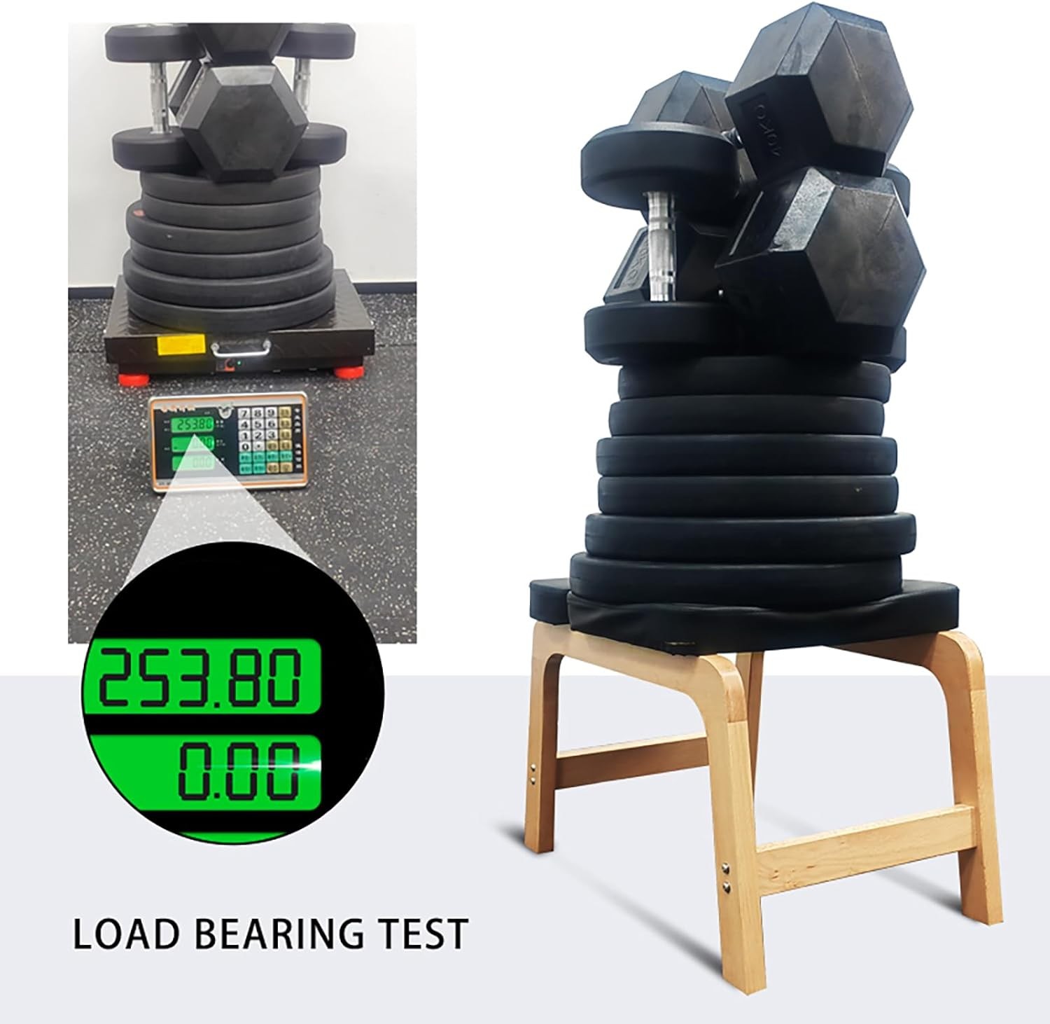 Beech Wood Headstand Yoga Chair Inverted Bench Inversions & Relaxation,Correct