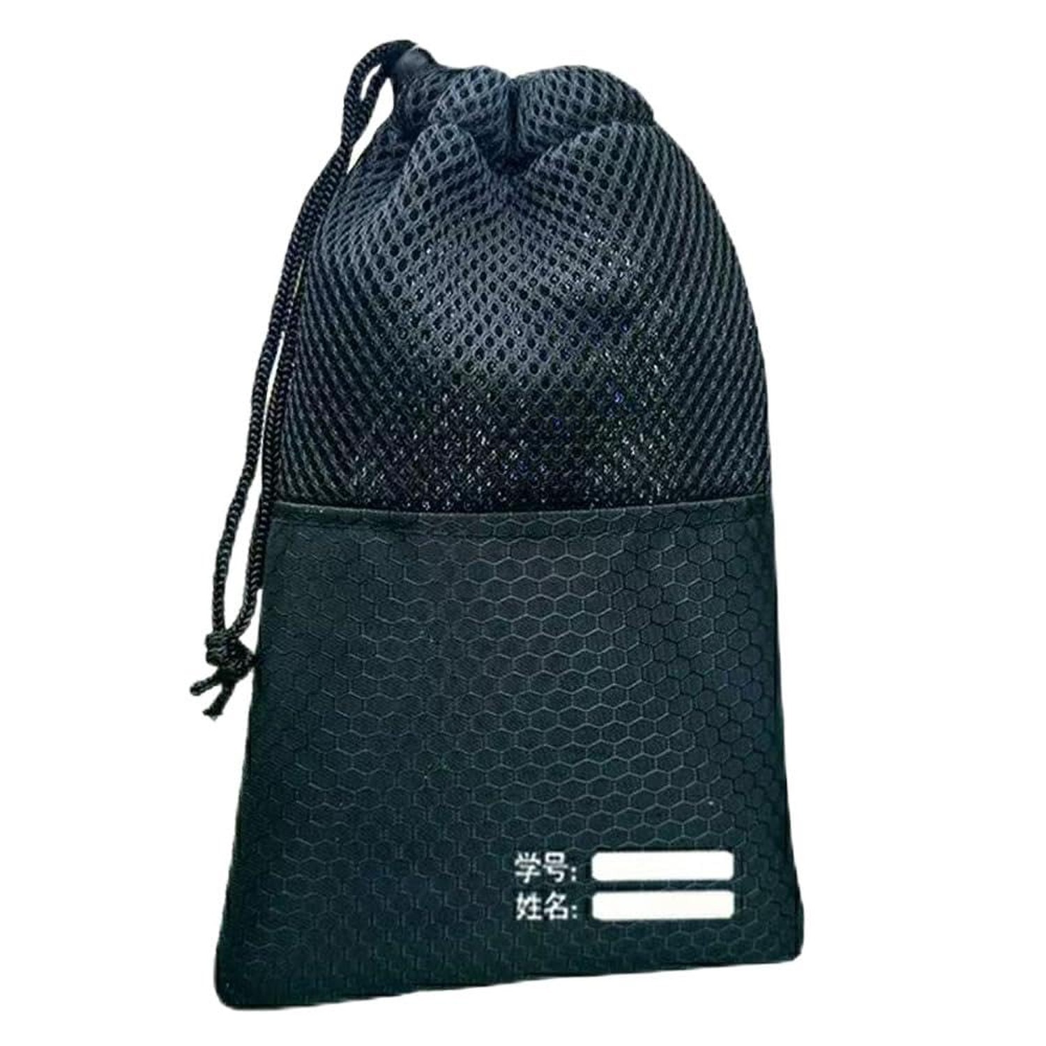 Jump Rope Bag Drawstring Gym Bag with Name Tags Mesh Jumping Rope Carrying Po…