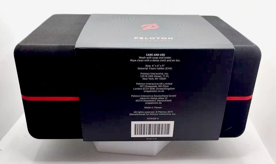 Peloton EVA Foam Yoga Block Sealed – Black – 9&Prime;X 6&Prime;X 4&Prime; — YG-BL-A-02 — New