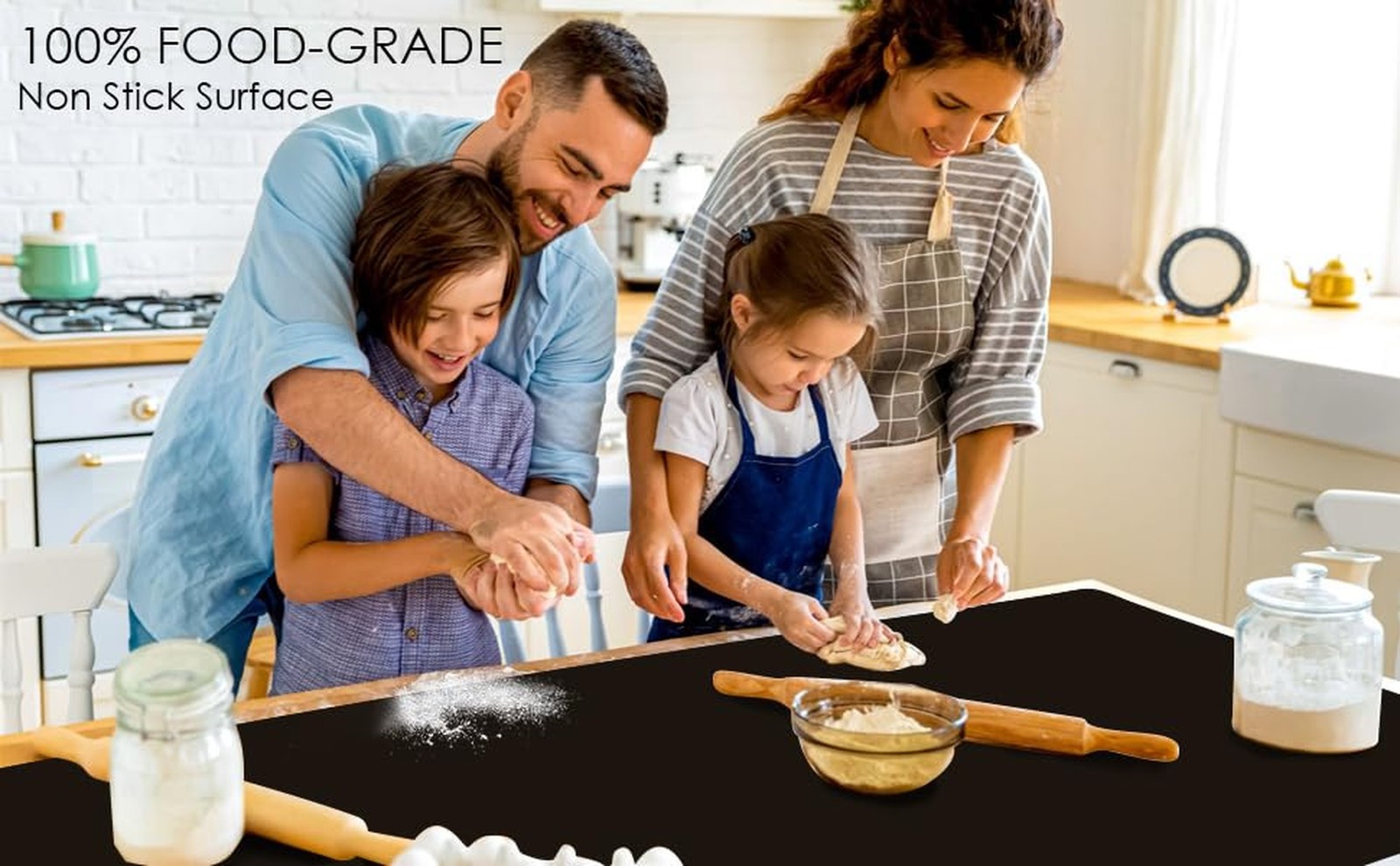 Extra Large Silicone Mat for Kitchen Counter 36&Prime; x 24&Prime; Silicone Table Mat for…