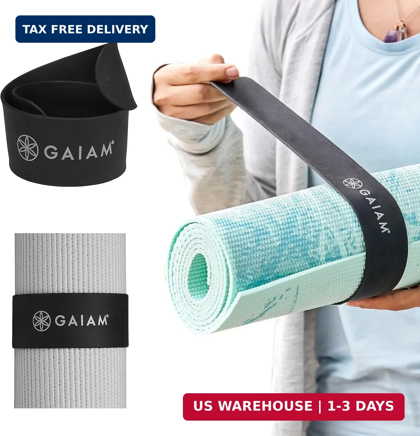 Gaiam Yoga Mat Strap Slap