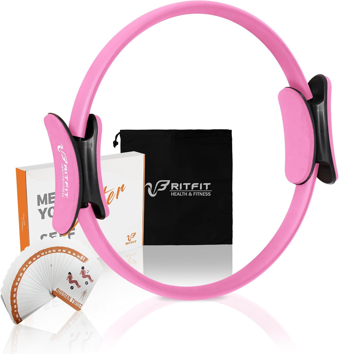 Pilates Ring Circle – 14 Inch Magic Fitness Circle for Toning Inner & Outer Thig
