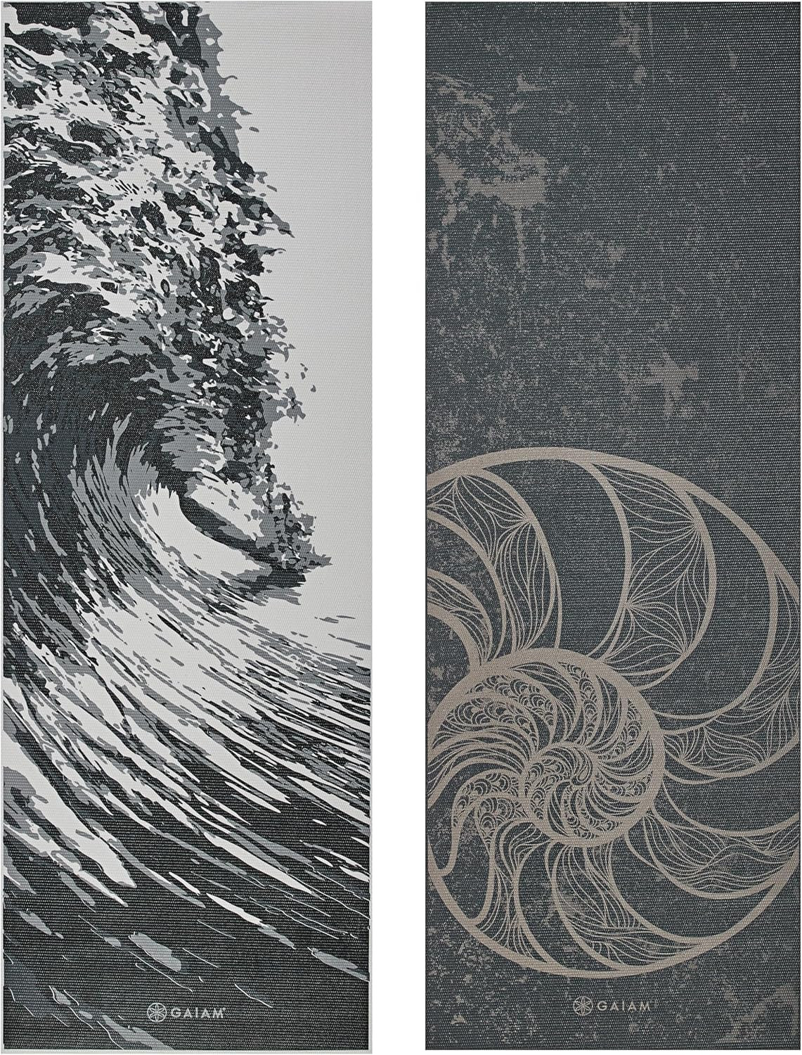 Yoga Mat – Premium Print Reversible Extra Thick Non Slip Exercise & Fitness Mat