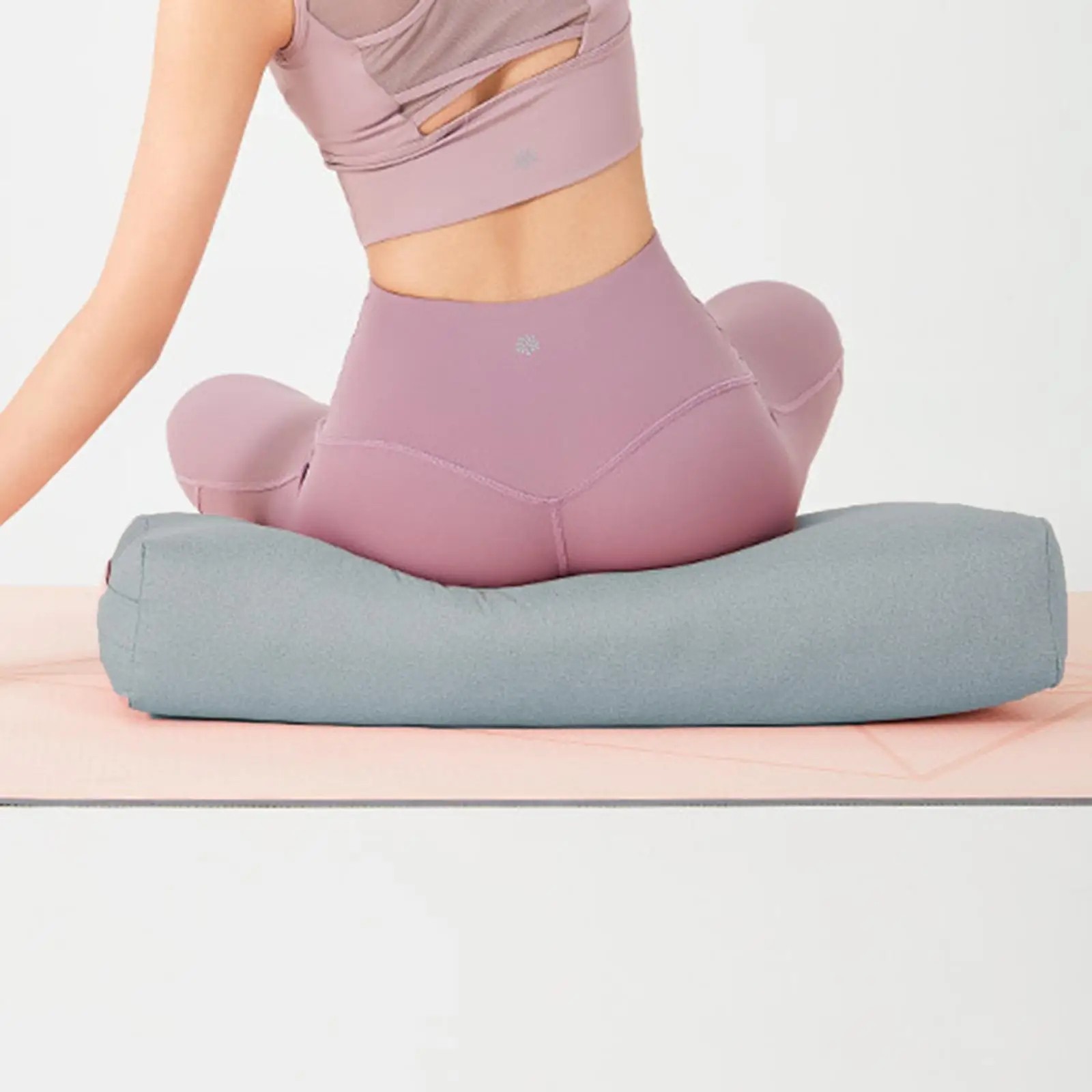 Professional Yoga Bolster With Handle 65x25x14cm