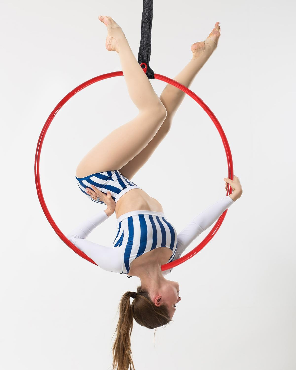 Professional Aerial Hoop Kit 85/90Cm with 2-Ton Safety System & Glossy Finish