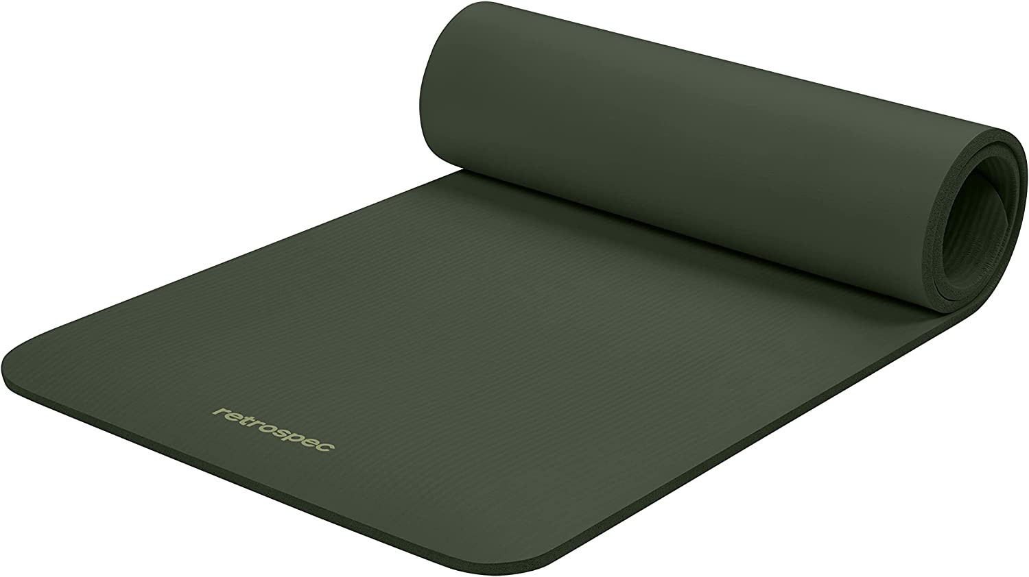 Solana Thick Non-Slip Yoga Mat 1/2&Prime; Exercise Fitness Workout Mat w/ Strap 72×24