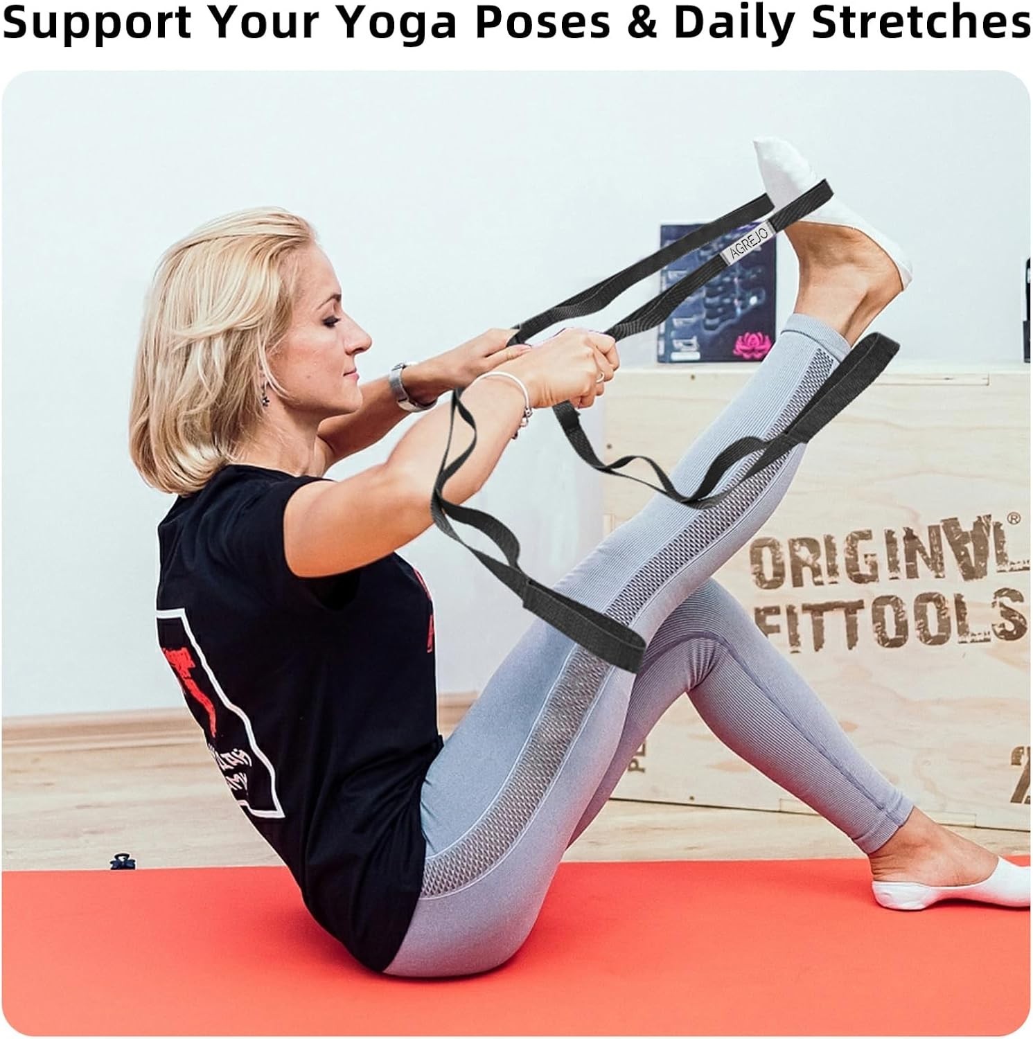 Stretching Strap Yoga Strap for Physical Therapy Stretch Out Straps for Home …