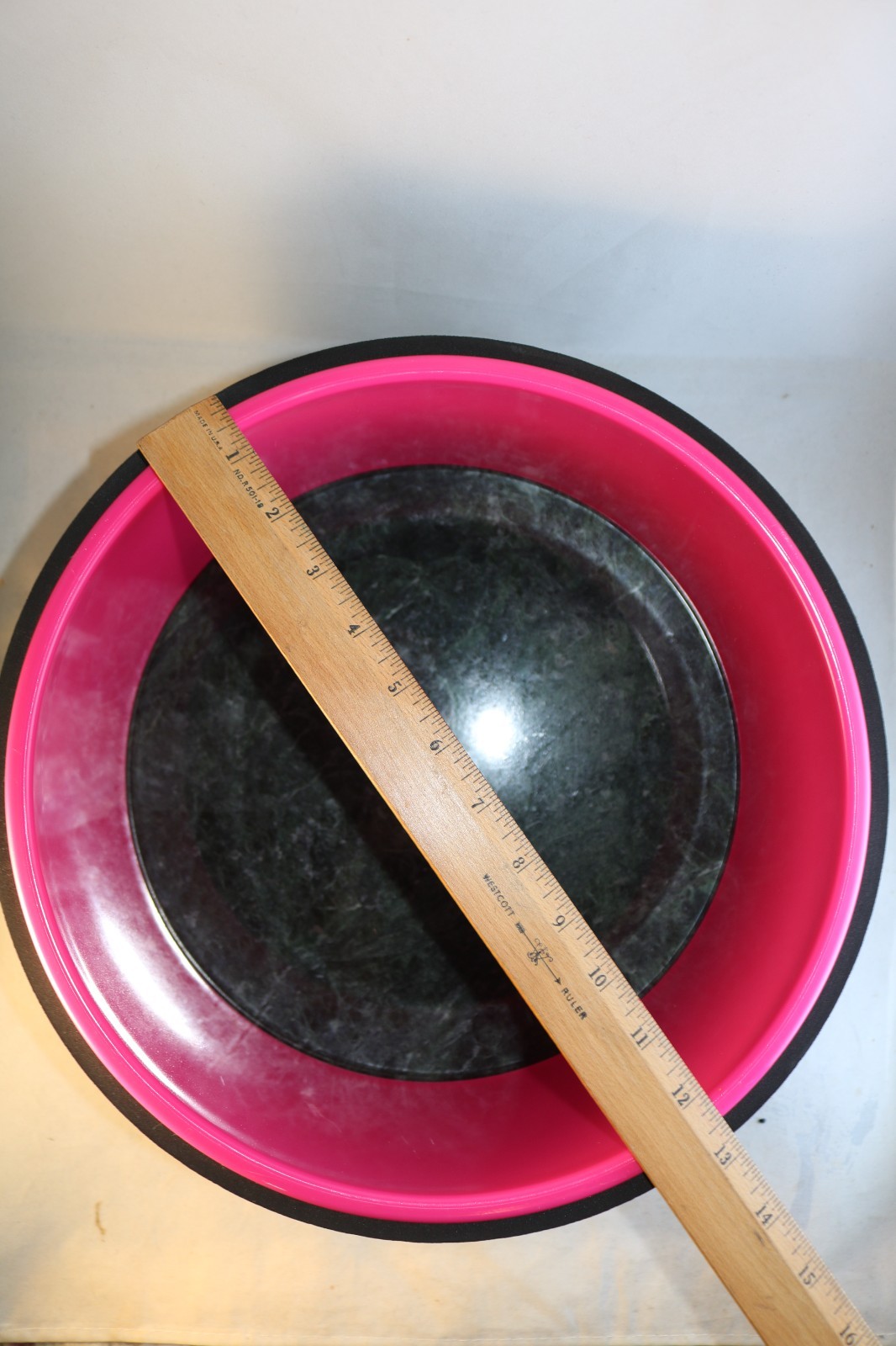 UPCIRCLESEVEN 13 Inch Matte Hot Pink Yoga Wheel Hoop For Various Yoga Poses