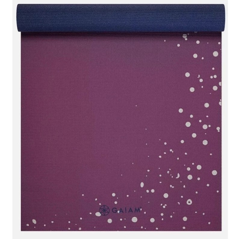 GAIAM YOGA MAT PREMIUM – BERRY PINK – 68&Prime;L X 24&Prime;W X 4MM – BERRY PINK