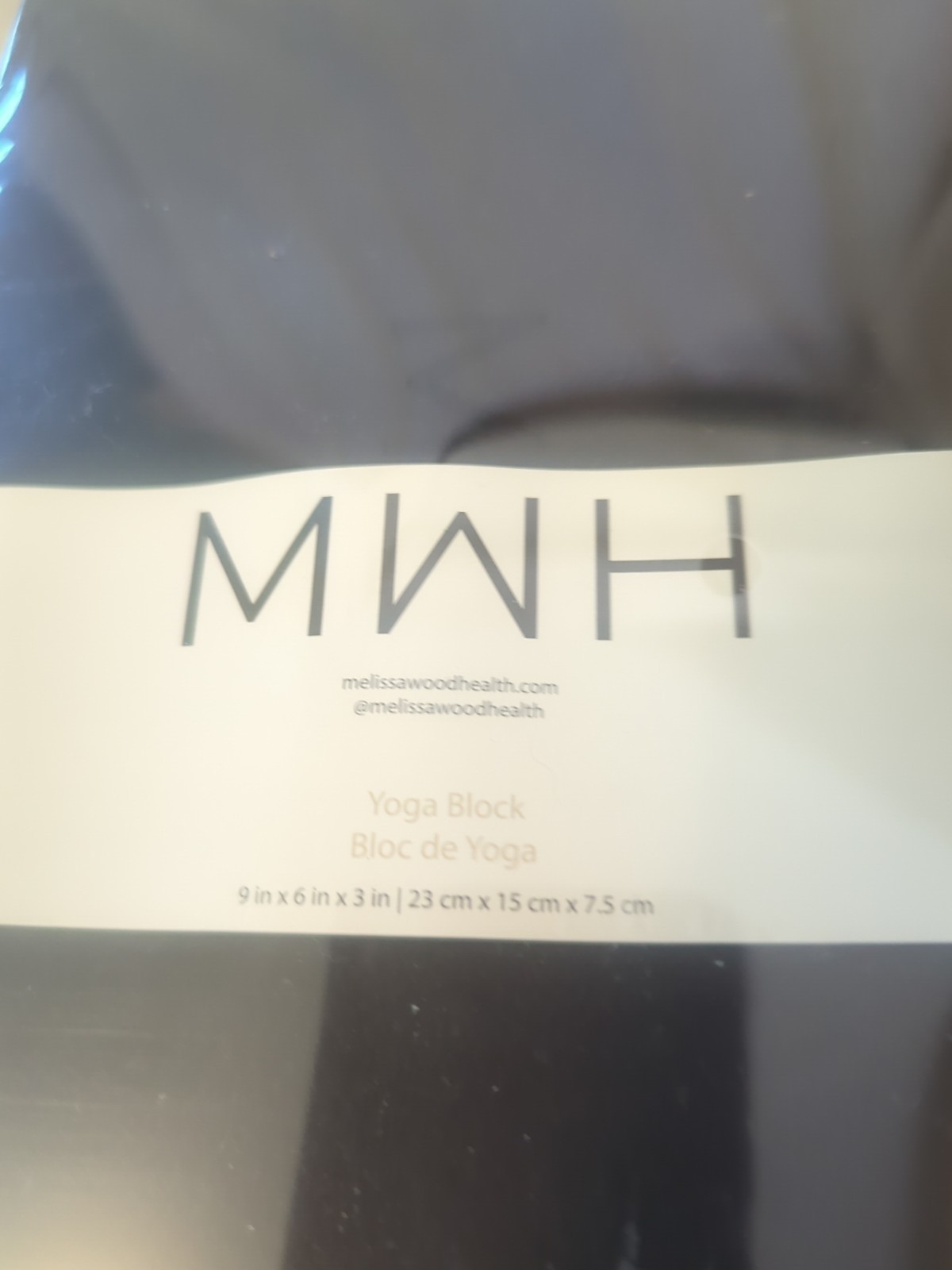MWH Melissa Wood Health Excercise Fitness Yoga Block Durable Foam FabFitFun New