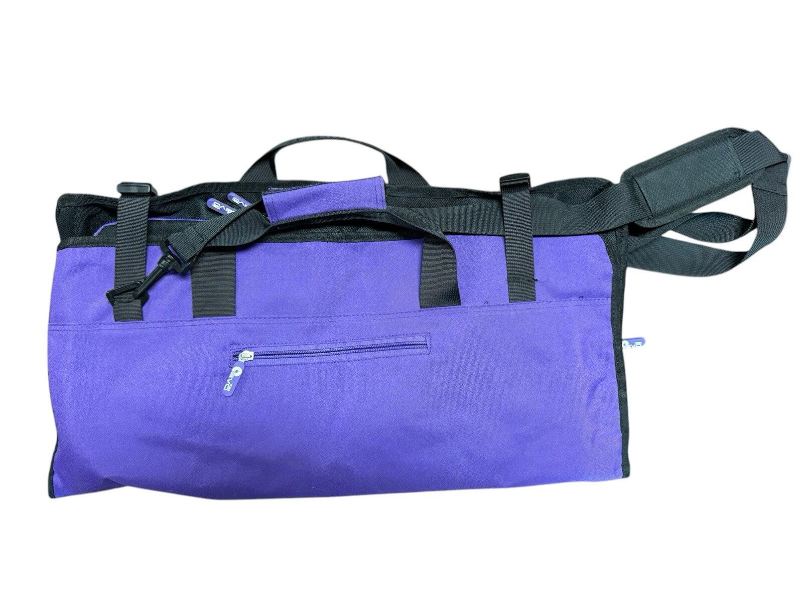 Evo Yoga Matt Carrying Bag Lots of Pockets Water Bottle Slot Purple