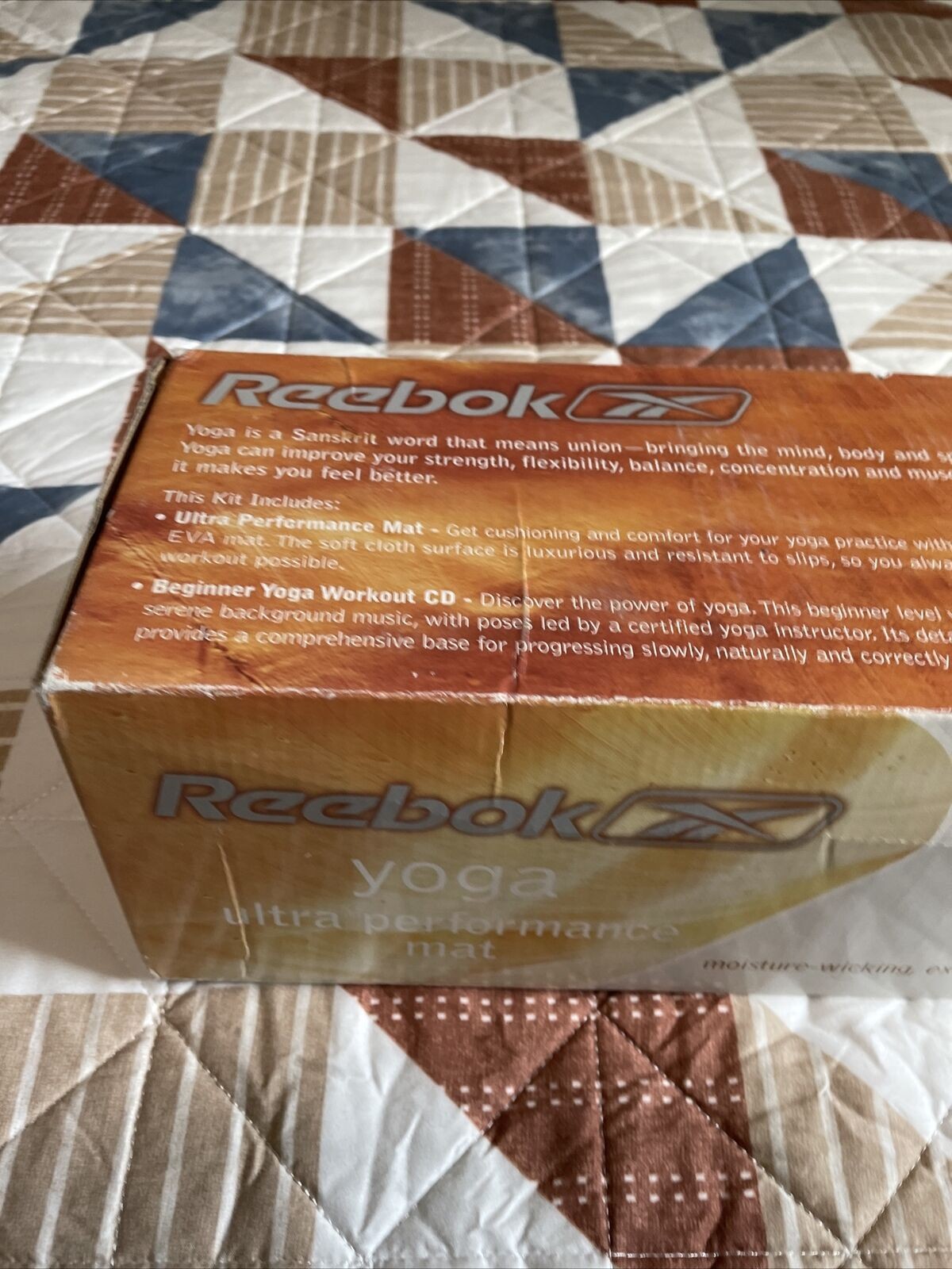 New Reebok Yoga Ultra performance Mat 1/4” X 68” X 24”