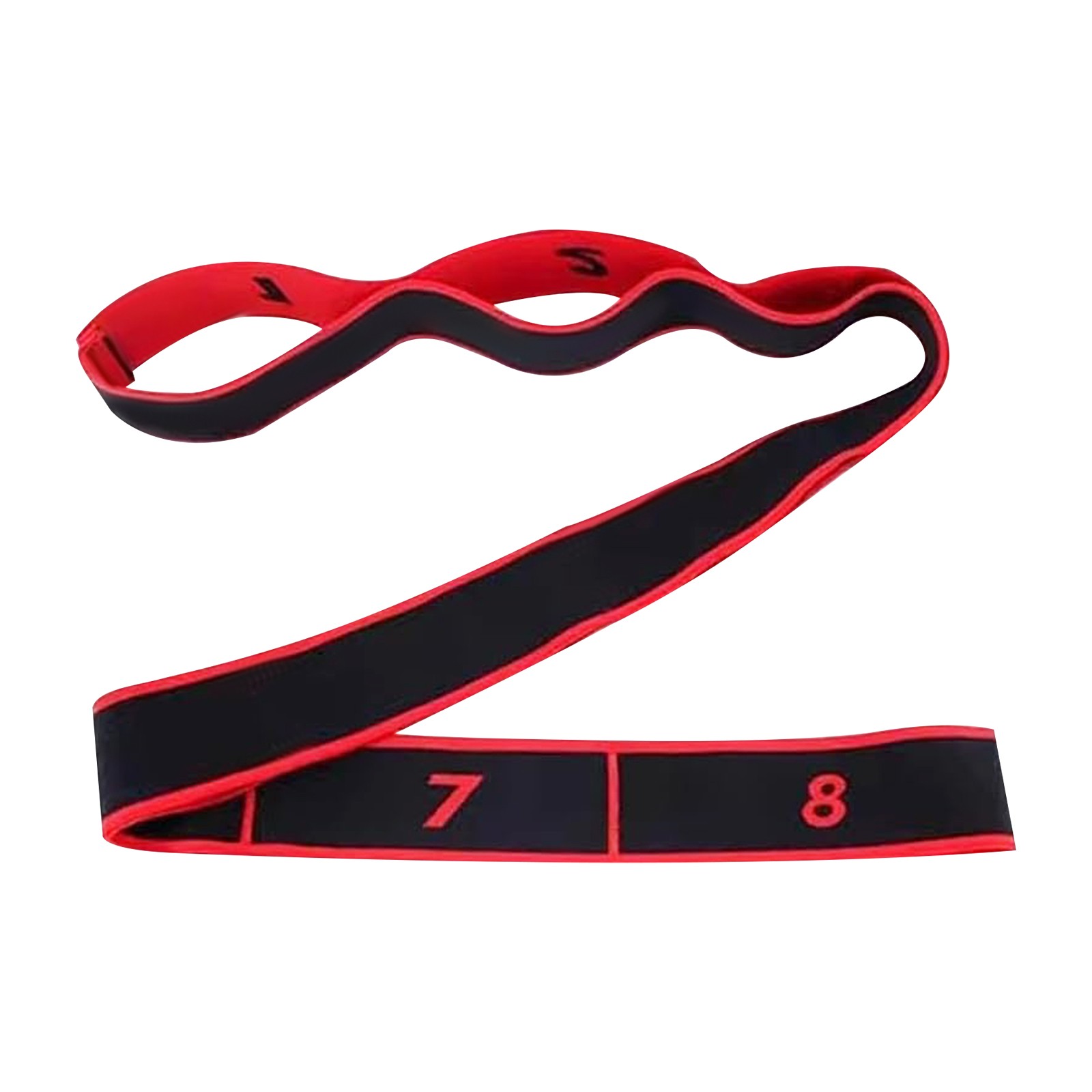 Fitness Resistance Band for Stretching and Yoga, 8 Loops Elastic Exercise Bands