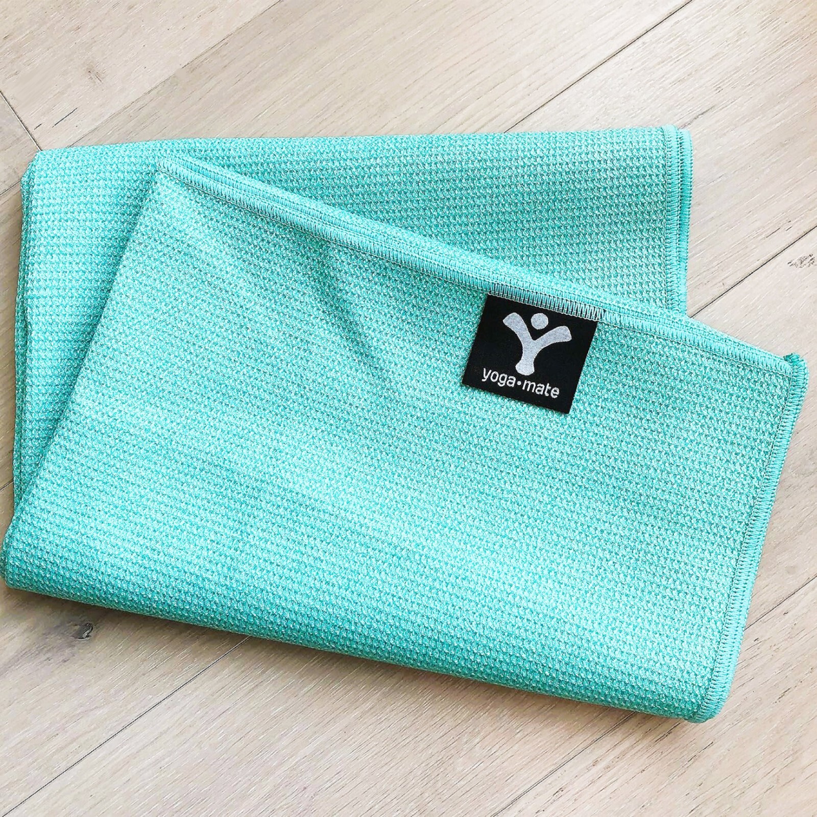 Sticky Grip Yoga Towel Non-Slip Towel for Hot Yoga Anti-Slipping Microfiber Teal