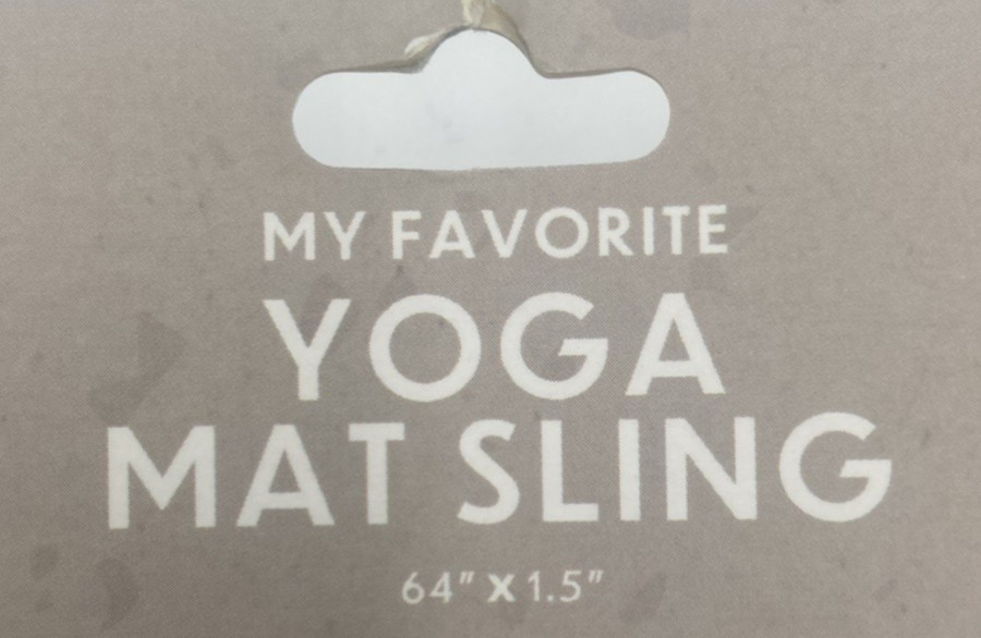 Exercise Yoga Mat Sling Carrier Workout Yoga Pink Gray Mat Strap Fitness Belt