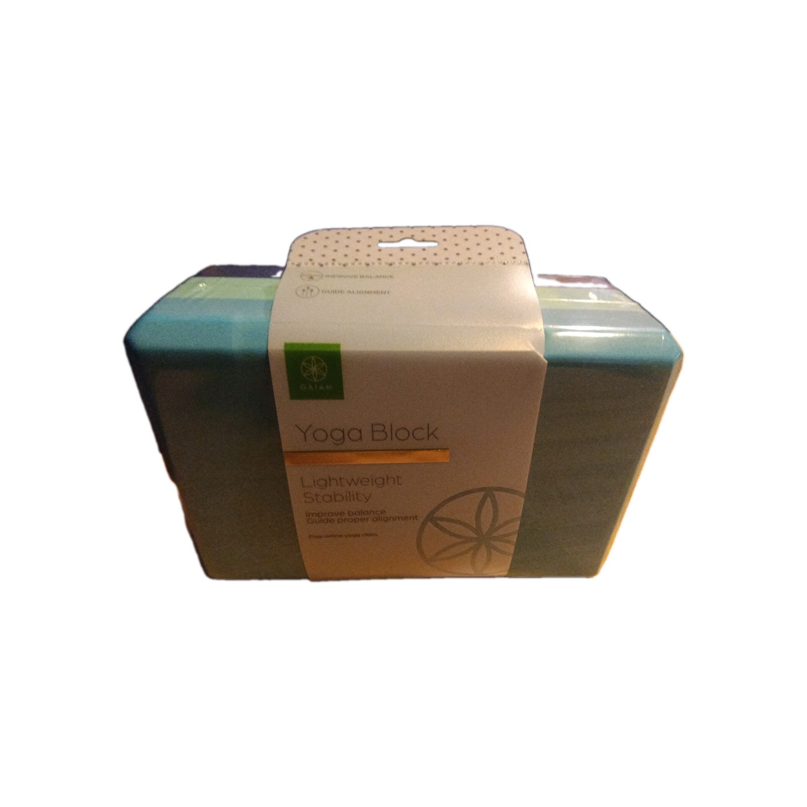 NEW Gaiam Yoga Block Lightweight Stability Balance Alignment 9&Prime;x6&Prime;x4&Prime;