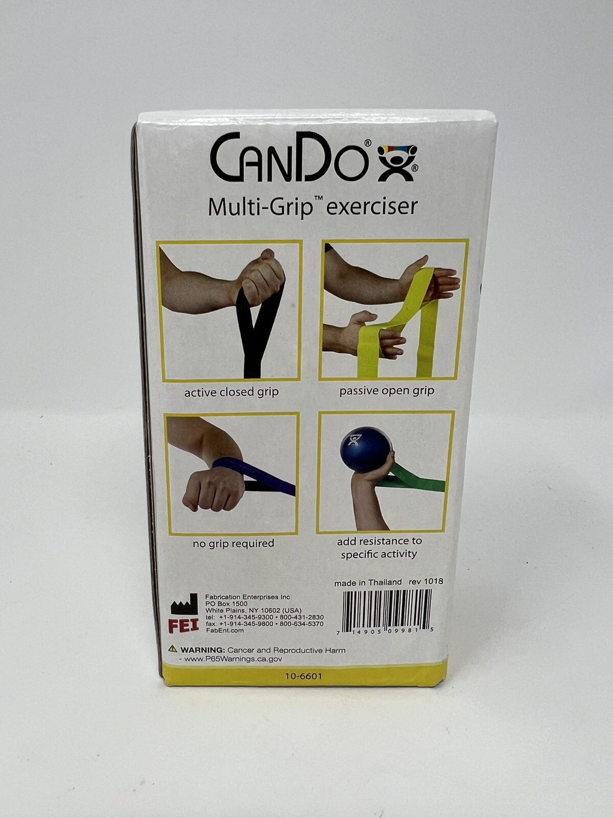 CanDo® Multi-Grip™ Exerciser 10-6601 X light 3Lbs 6 Foot Exerciser