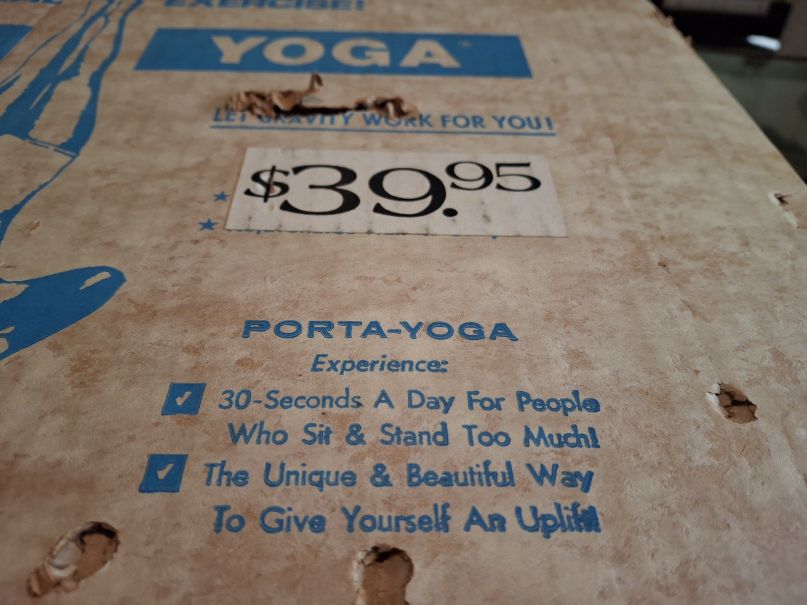 Vintage 1975 Porta Yoga Headstand Bench Fitness Inversion Exercise Stool New NOS