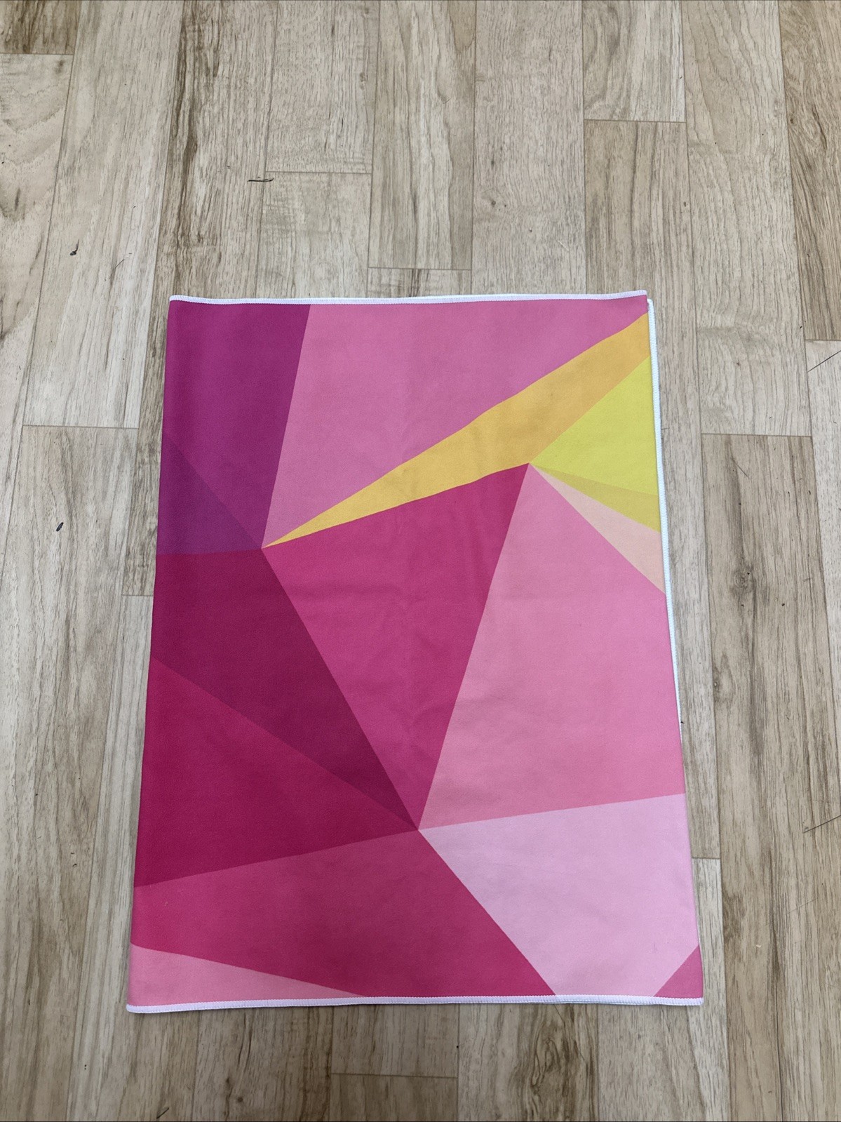 YOGA DESIGN LAB 70&Prime; x 24&Prime; Travel Mat Geometric Pattern Yoga Mat Towel Microfiber
