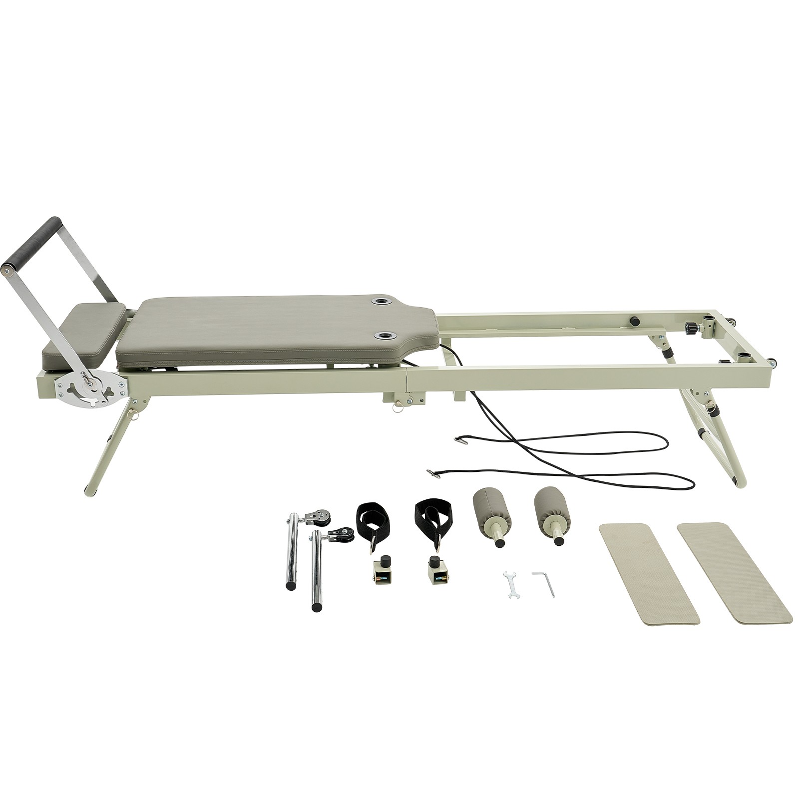 Uimoso Foldable Pilates Reformer for Home Workouts with Adjustable Resistance