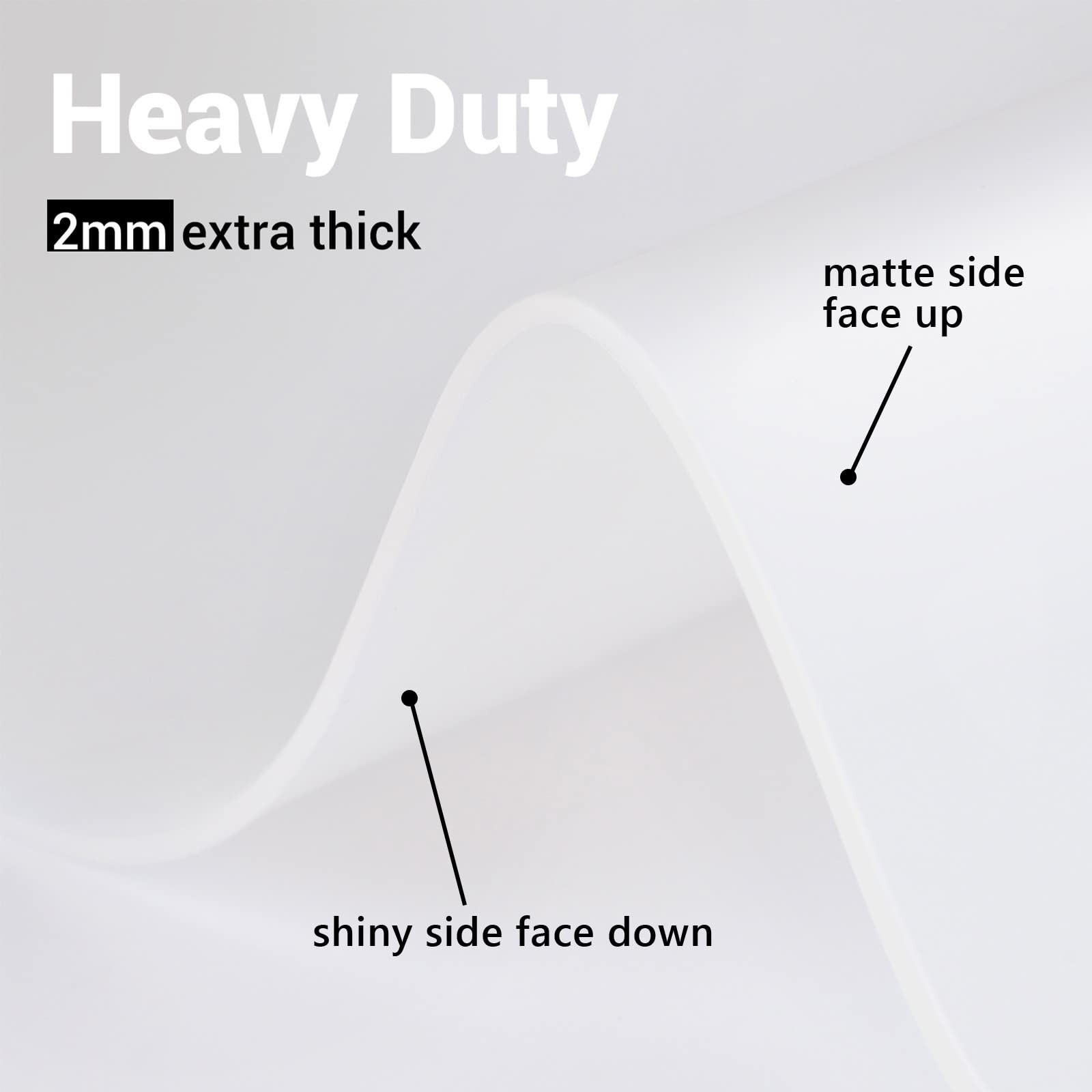Ewen 25.6×17.7in 2mm Silicone Mats for Kitchen Counter, Extra Large Thick Hea…