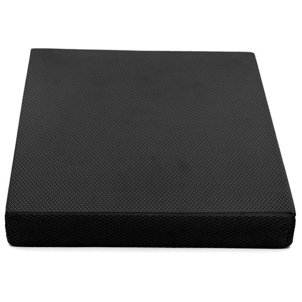 Strainho Non-Slip Balance Foam Pad,Gym 15.4 x 12.6 x 2.05 inches, Black