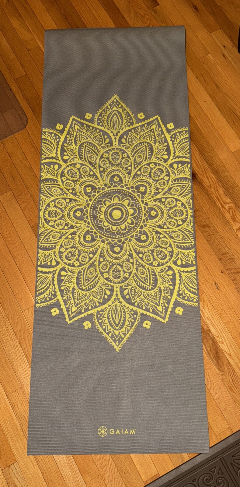 Gaiam Premium Citron Sundial Yoga Mat 6mm