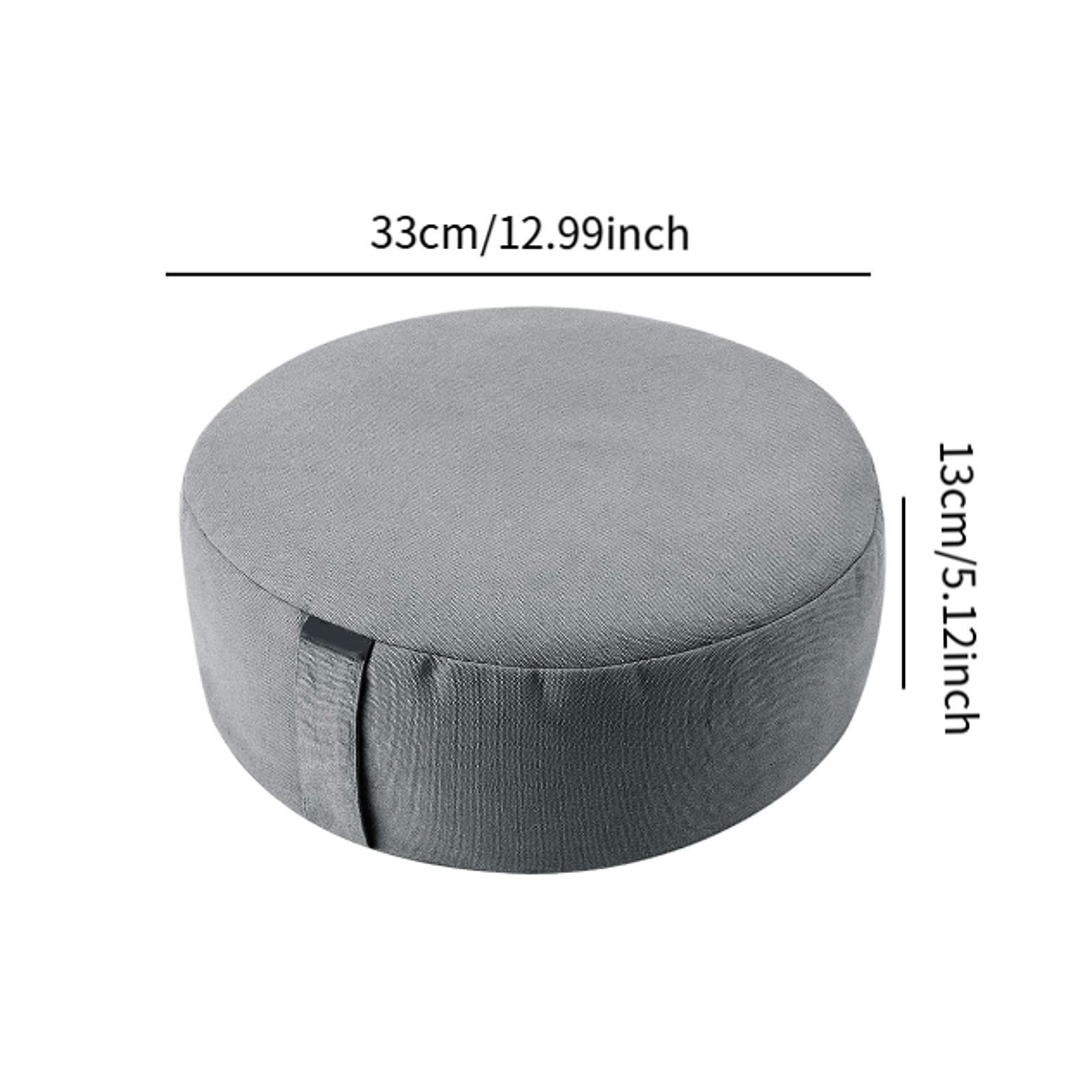 Meditation Cushion Floor Seat Cushion Modern with Handle for Yoga Washable Cover