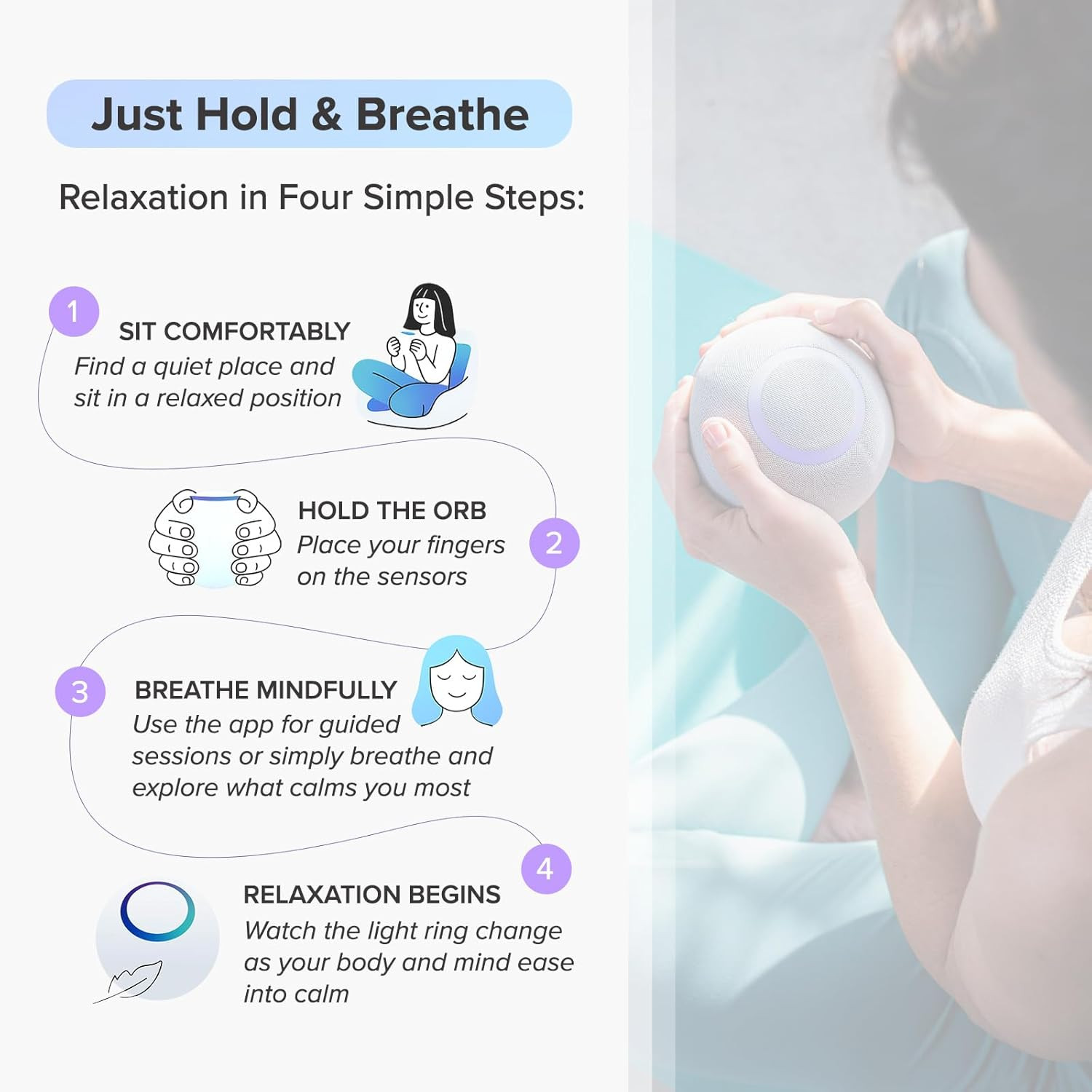 Reflect Orb: Use Biofeedback to Help with Relaxation | Calming Tangible Exper