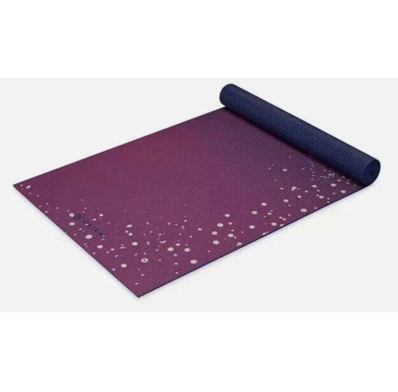 GAIAM YOGA MAT PREMIUM – BERRY PINK – 68&Prime;L X 24&Prime;W X 4MM – BERRY PINK