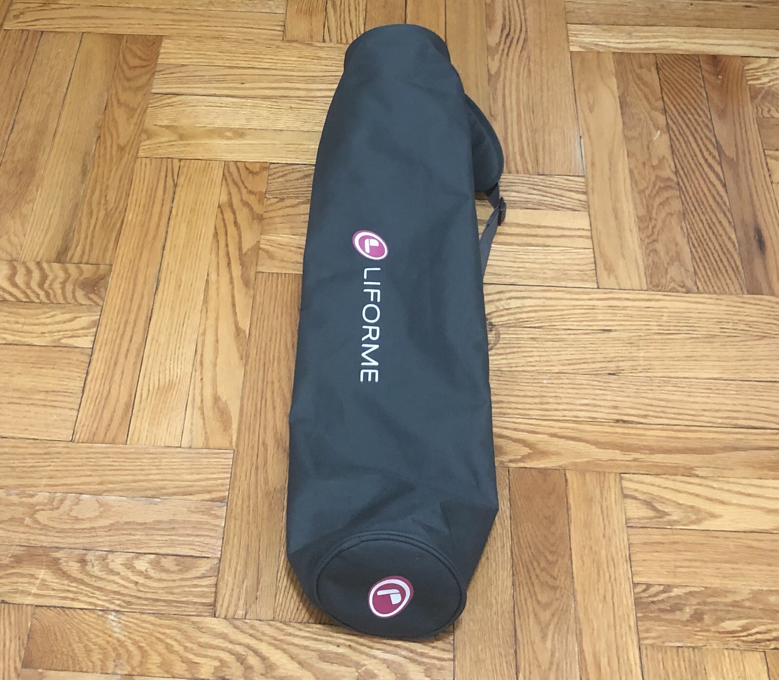 Liforme Black Yoga Mat Carrier Bag New With Removable Strap Womens One Size