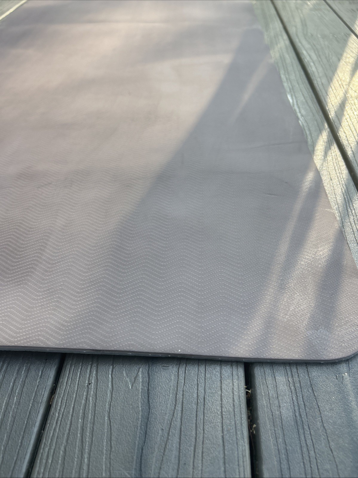 Calia 5mm Premium Grip Yoga Mat Gray Non Slip Exercise Pilates 24×66.5