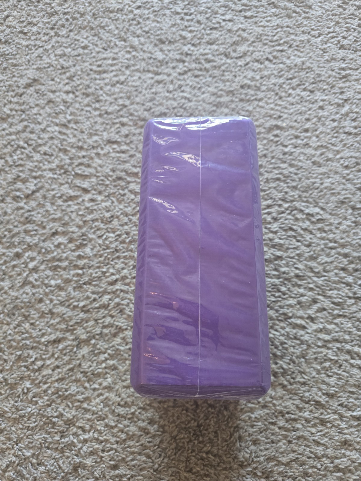 Gaiam Purple Yoga Block Brick Foam Prop for Yoga, Unisex Adults, 1-Pack
