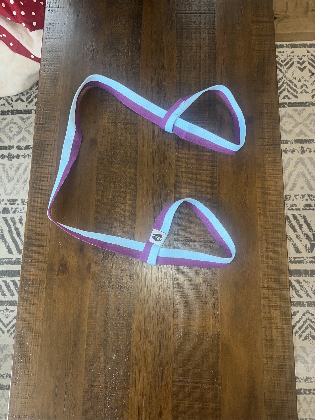 TECEUM Yoga Mat Strap – Adjustable Mat Holder Sling – 64 IN, Mixed Blueberry