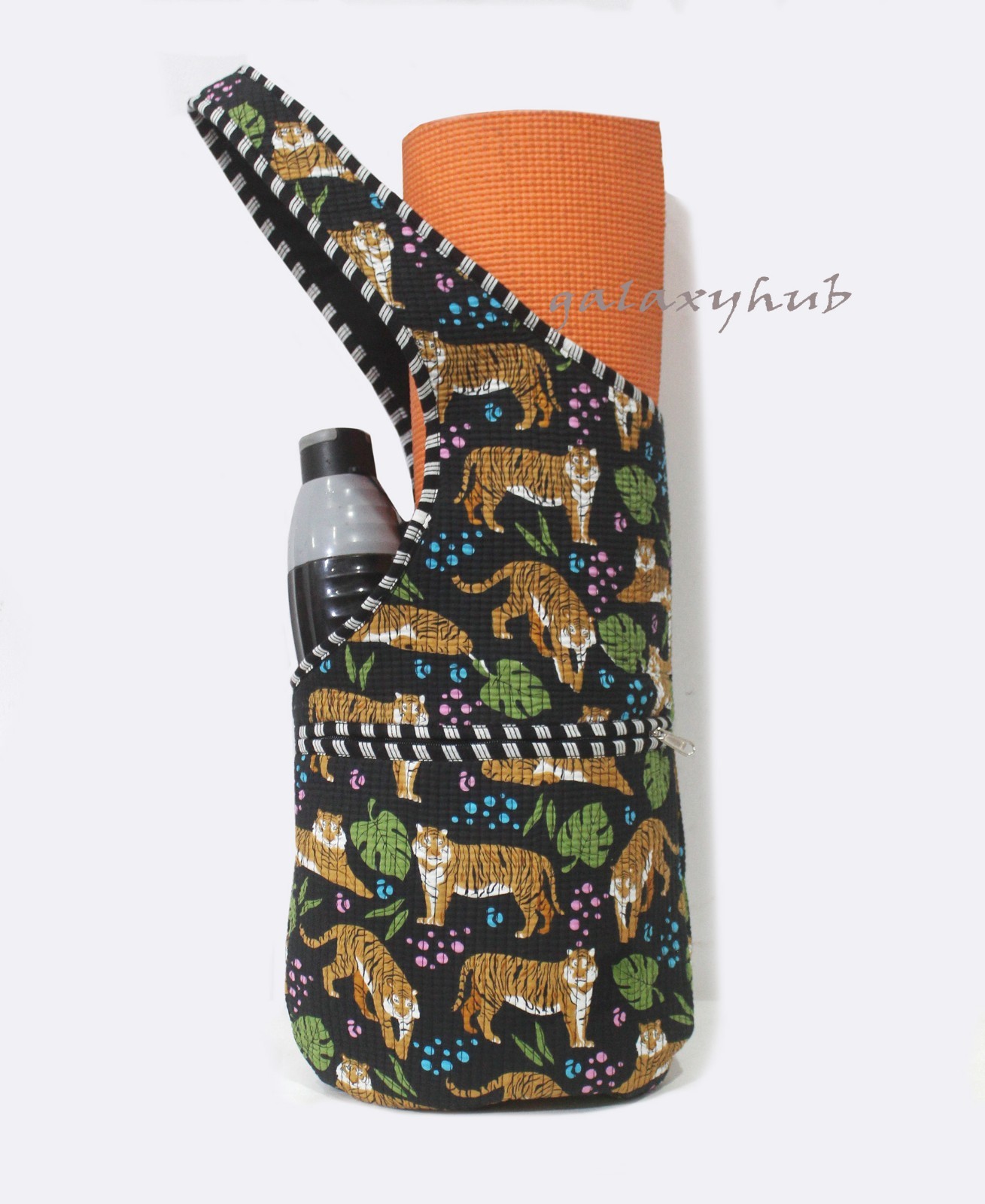 Yoga Mat Bag Cotton Quilted Lightweight Stylish Yoga Bag Handmade Bag