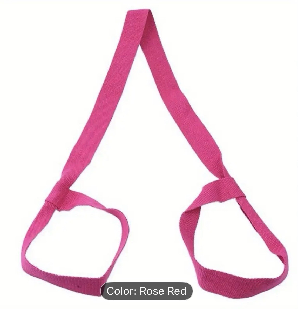 Adjustable Yoga Mat Strap Pink