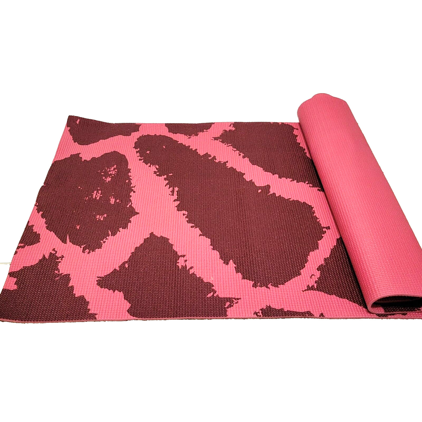 Yoga Mat Exercise Fitness Pilates Pink 2&prime; x 5&prime; 7.5&Prime; Gym Meditation Pad