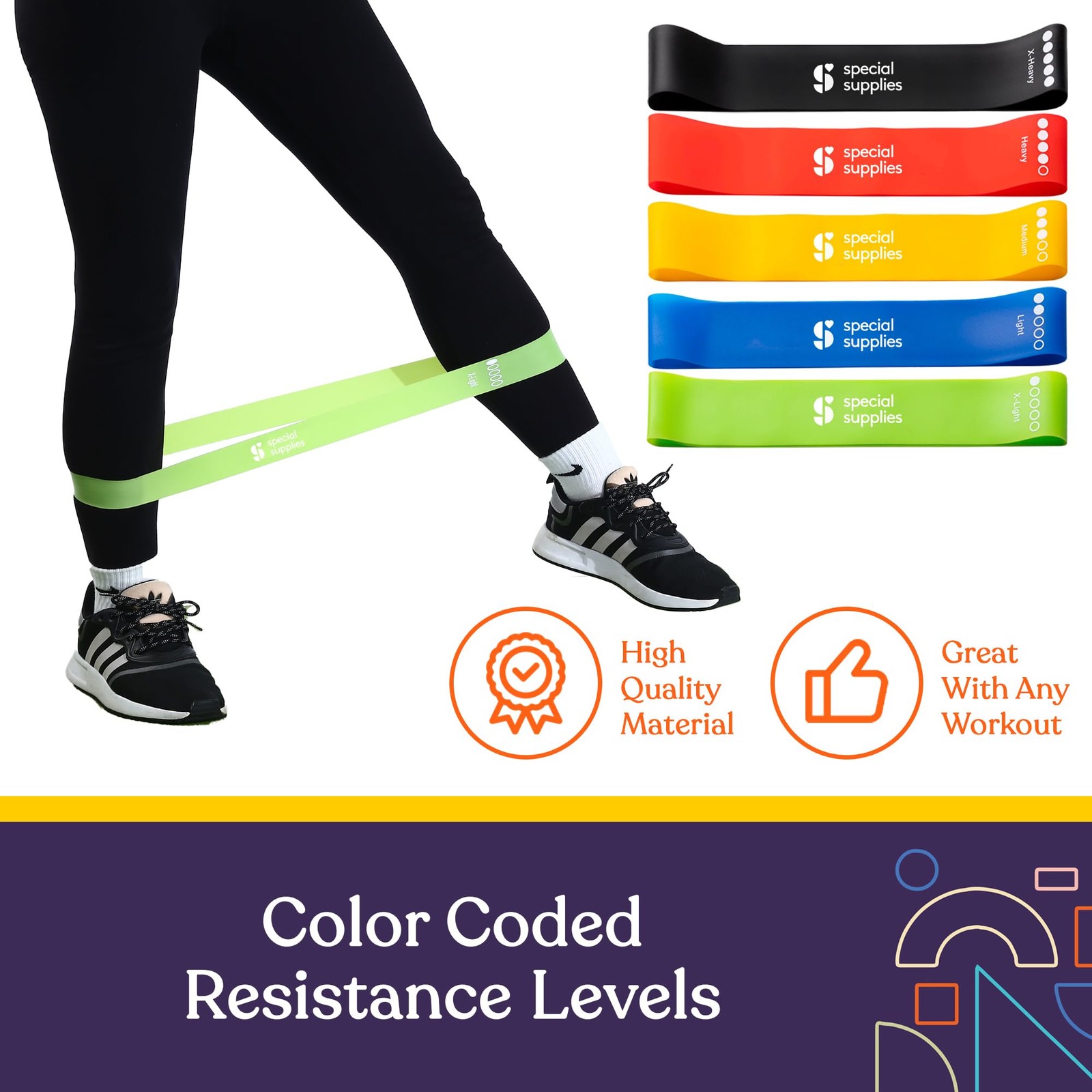 SPECIAL SUPPLIES Balance Board and Yoga Strap Set with Exercise Bands for Str…