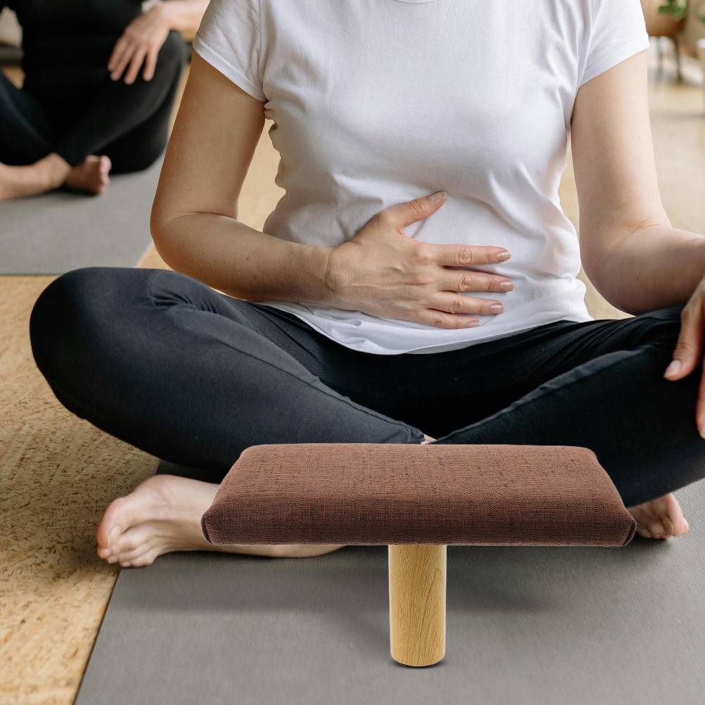 Zen Meditation Bench Seat Kneeling Stool Balance Chair for Prayer
