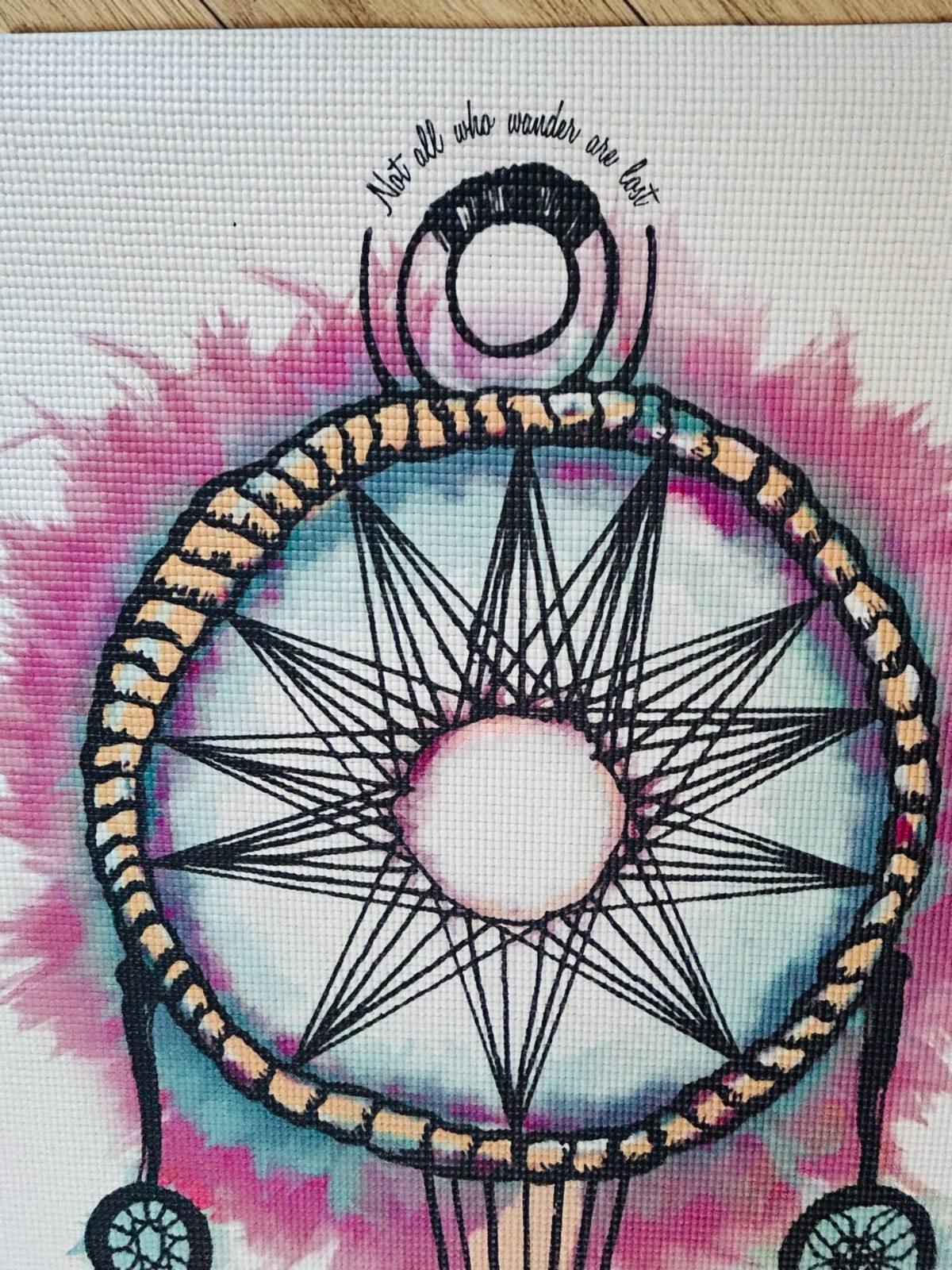 Not All Who Wander Are Lost Dreamcatcher Yoga Mat La Vie Boheme Yoga Rare HTF
